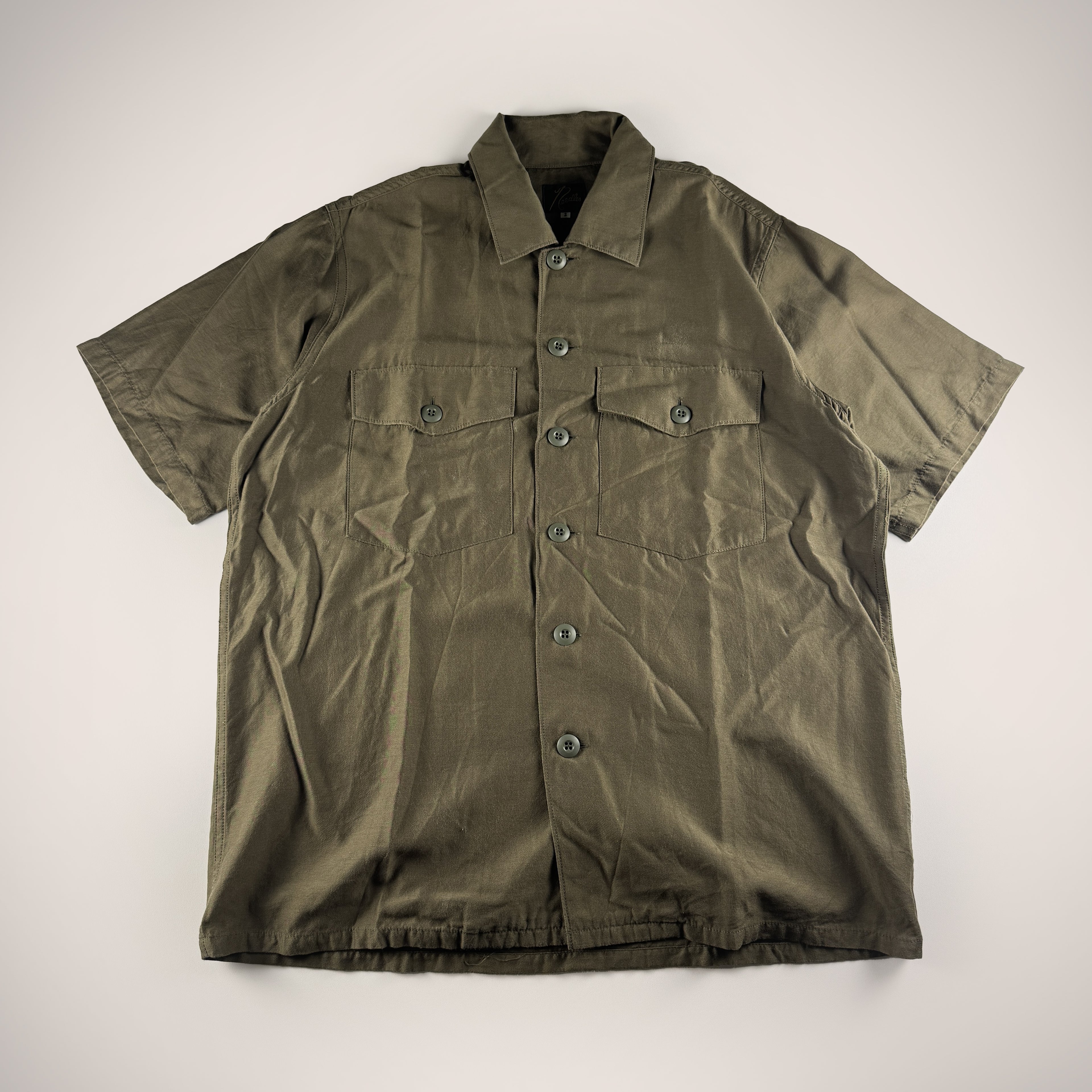 Needles Military S/S Shirt (2)