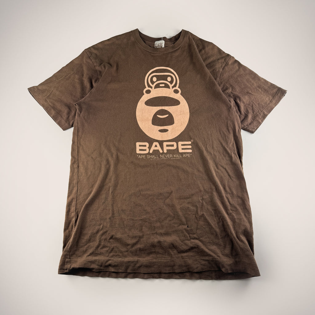 BAPE Baby Milo Brown Tee (L)
