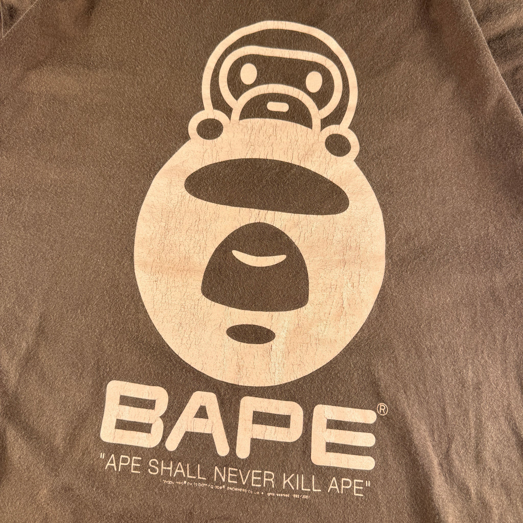 BAPE Baby Milo Brown Tee (L)