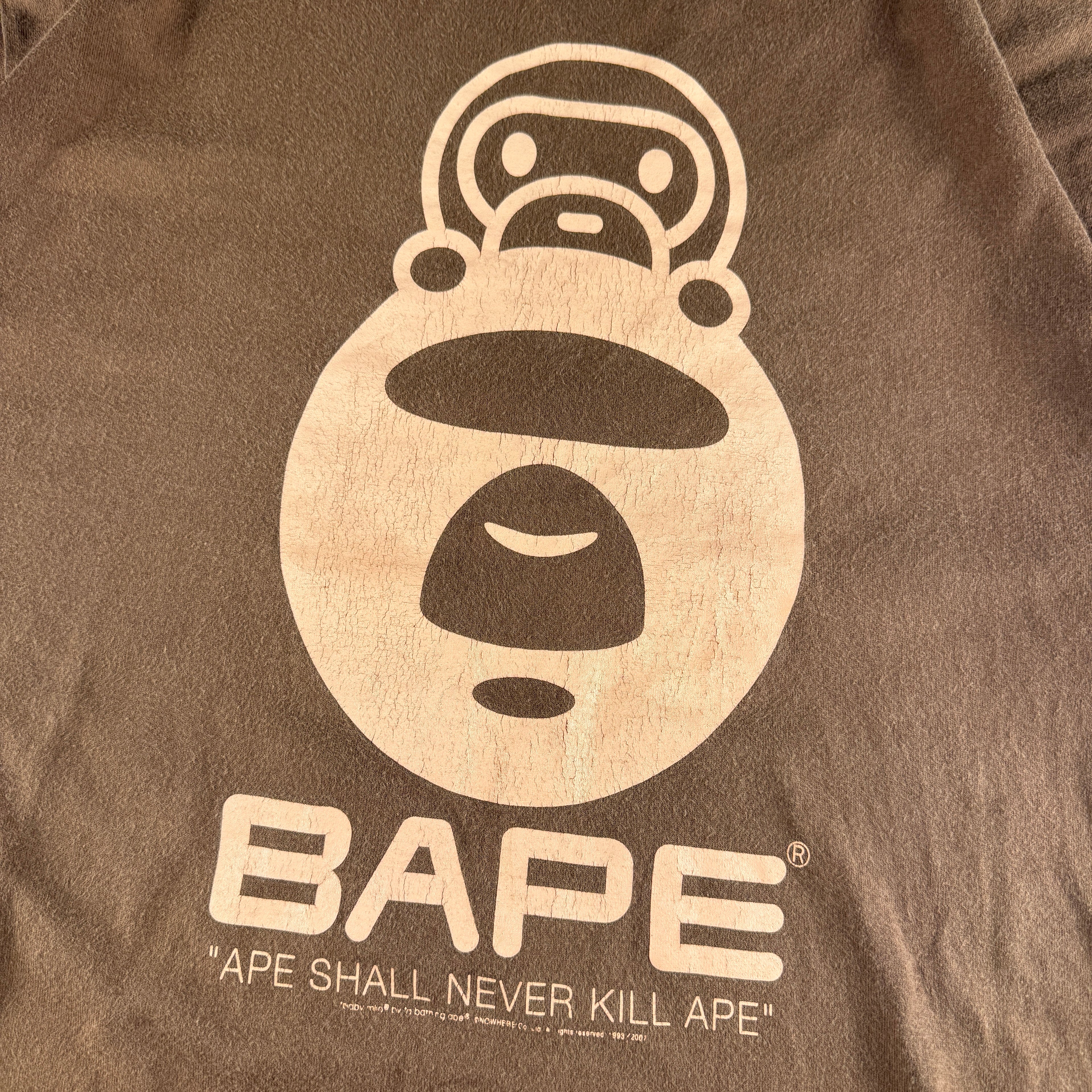 BAPE Baby Milo Brown Tee (L)
