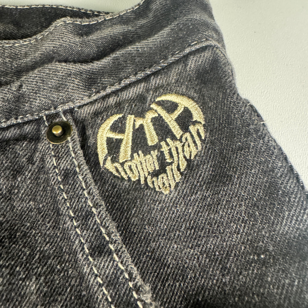 Hotter Than Hell Denim Setup Jacket + Pants (Free Size)
