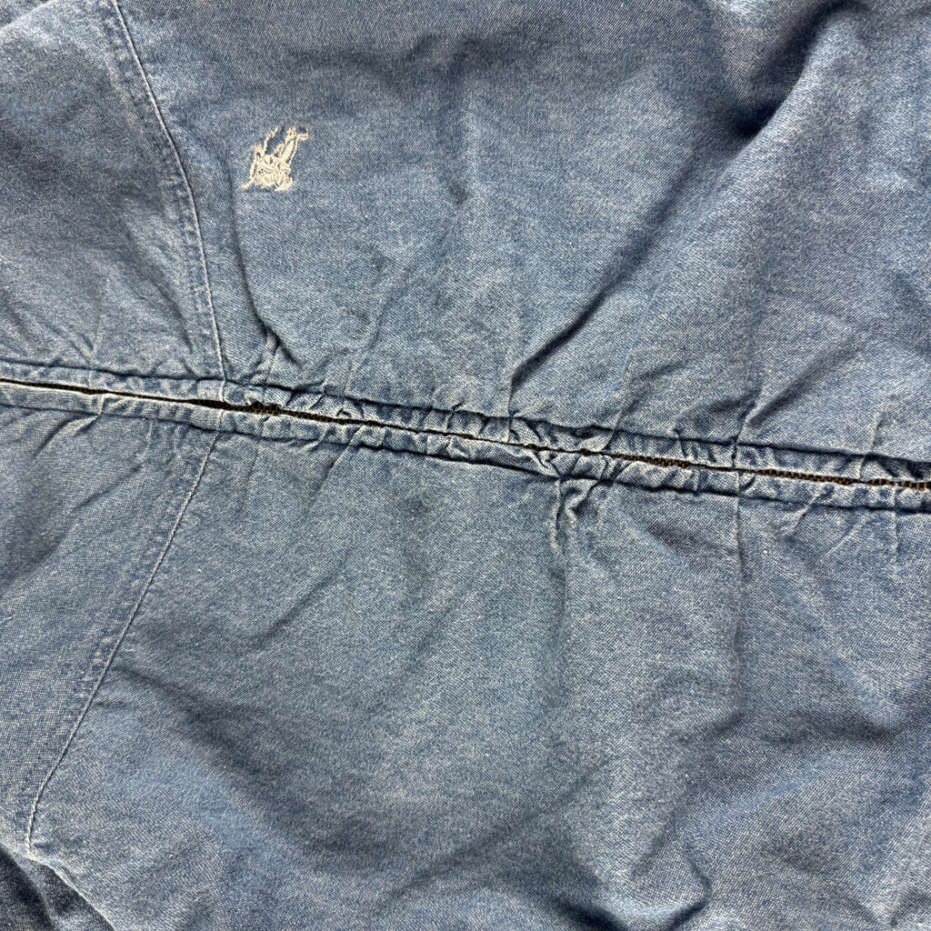 Burberry Nova Check Denim Blue Jacket (M)