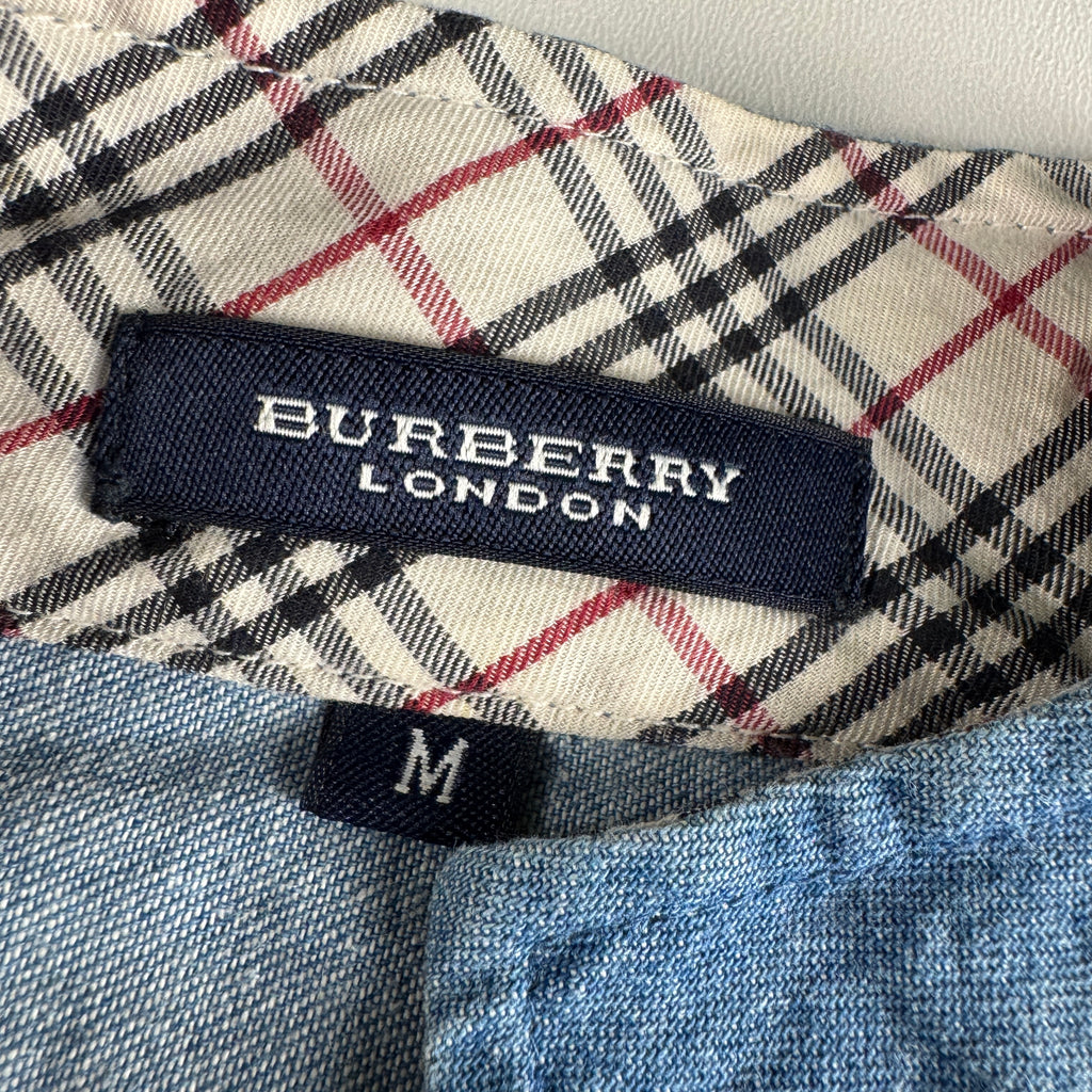 Burberry Nova Check Denim Blue Jacket (M)