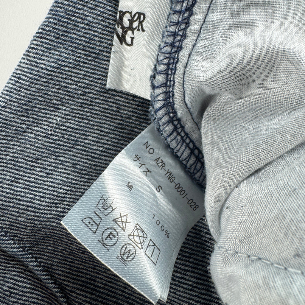 Younger Song x Mahagrid Wide Patch Black Pants (S)