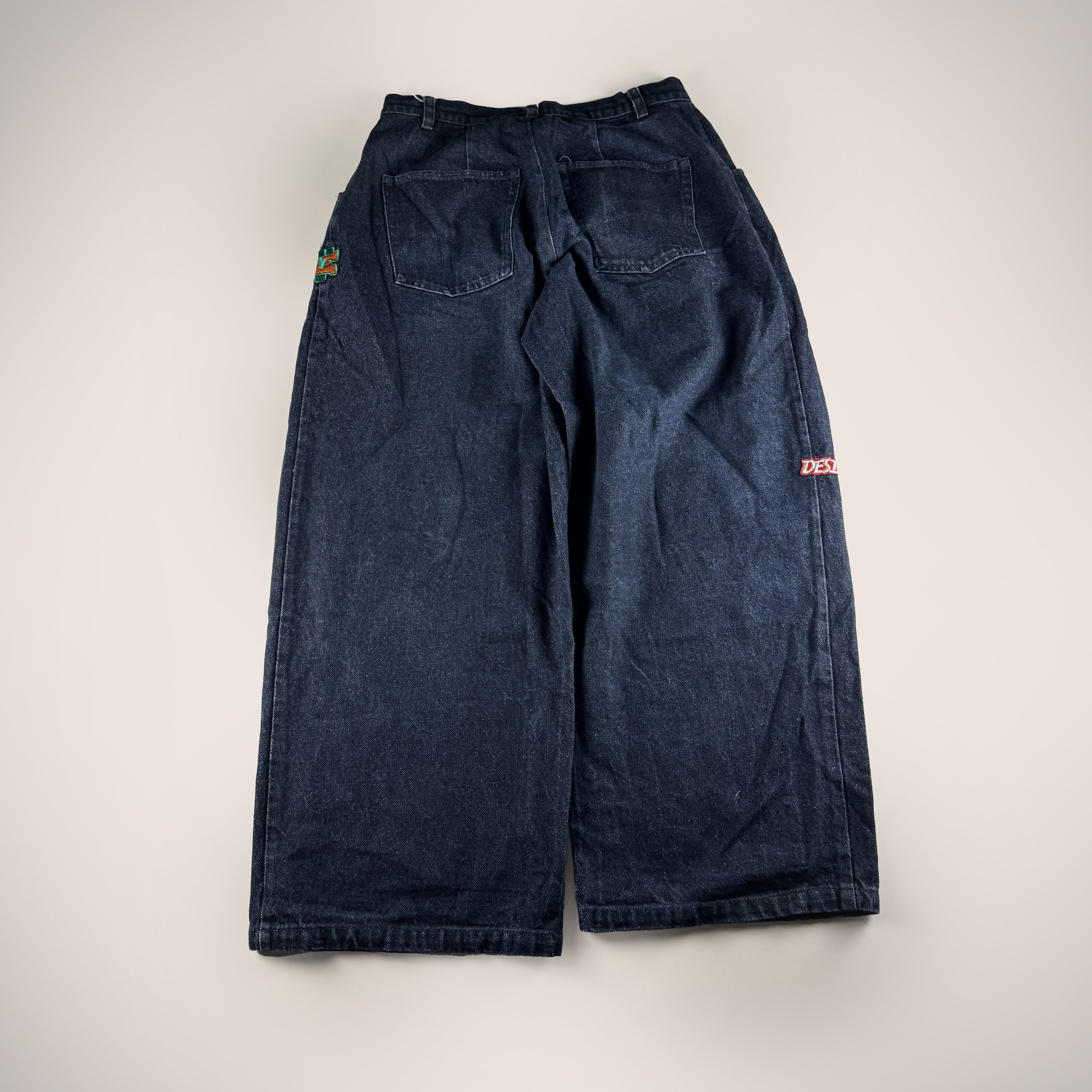 Younger Song x Mahagrid Wide Patch Black Pants (S)