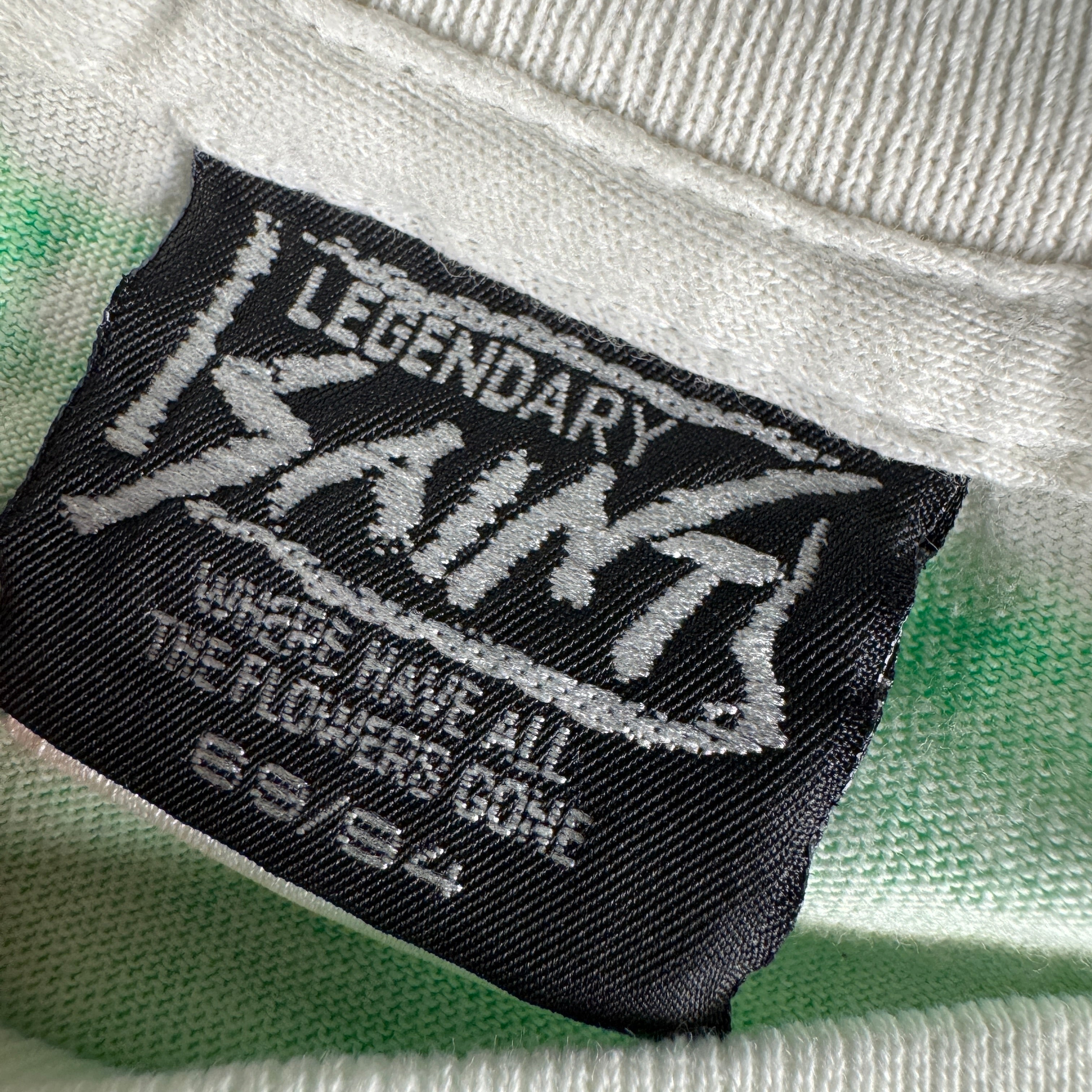 Saint Michael x BAPE Green White Handprint Tee (2XL)