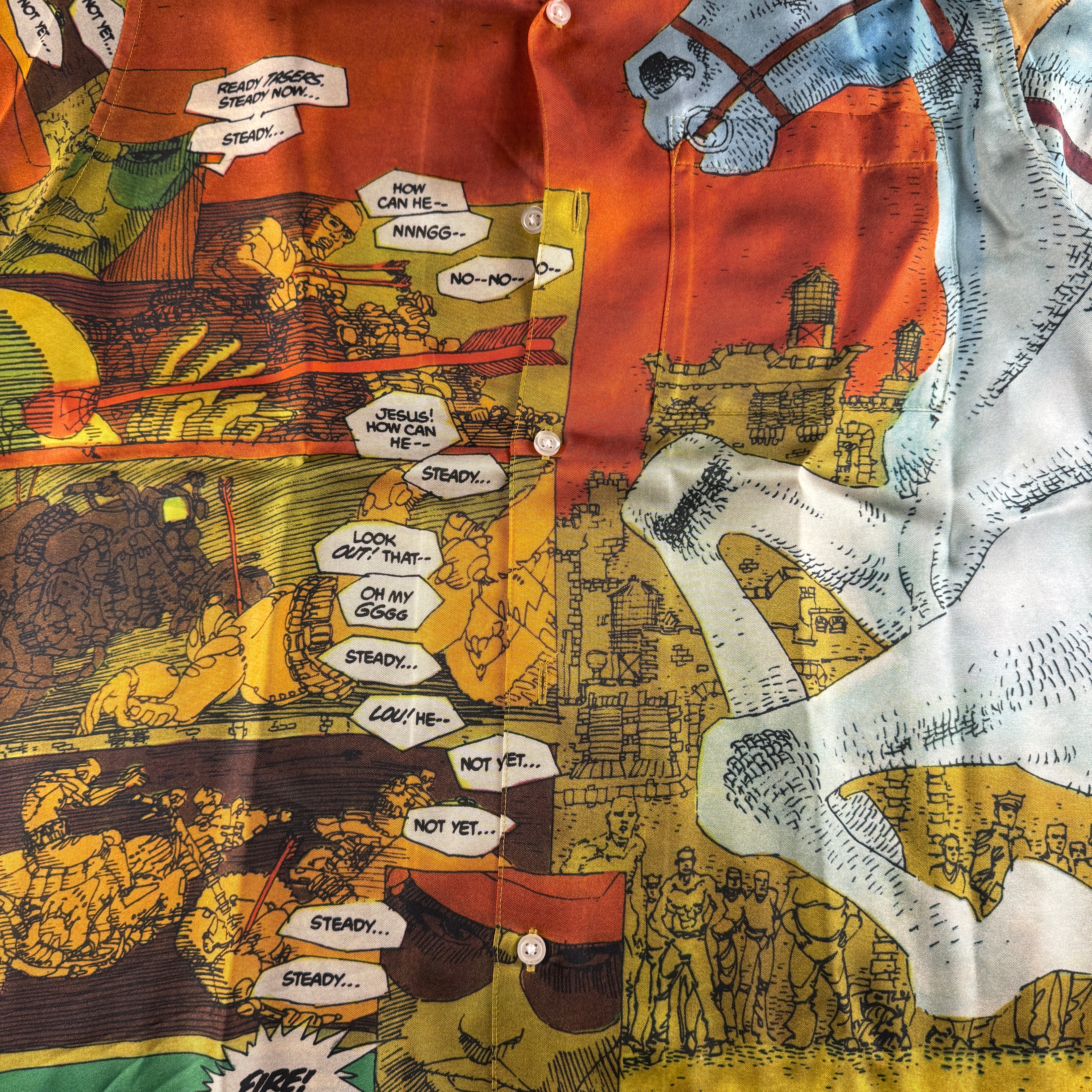 Supreme x Ronin Silk Printed S/S Shirt (M)