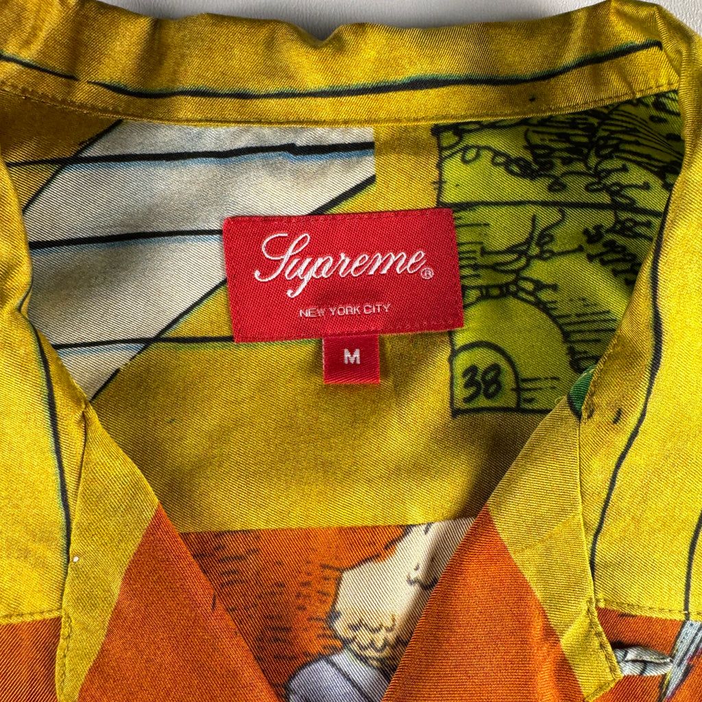 Supreme x Ronin Silk Printed S/S Shirt (M)