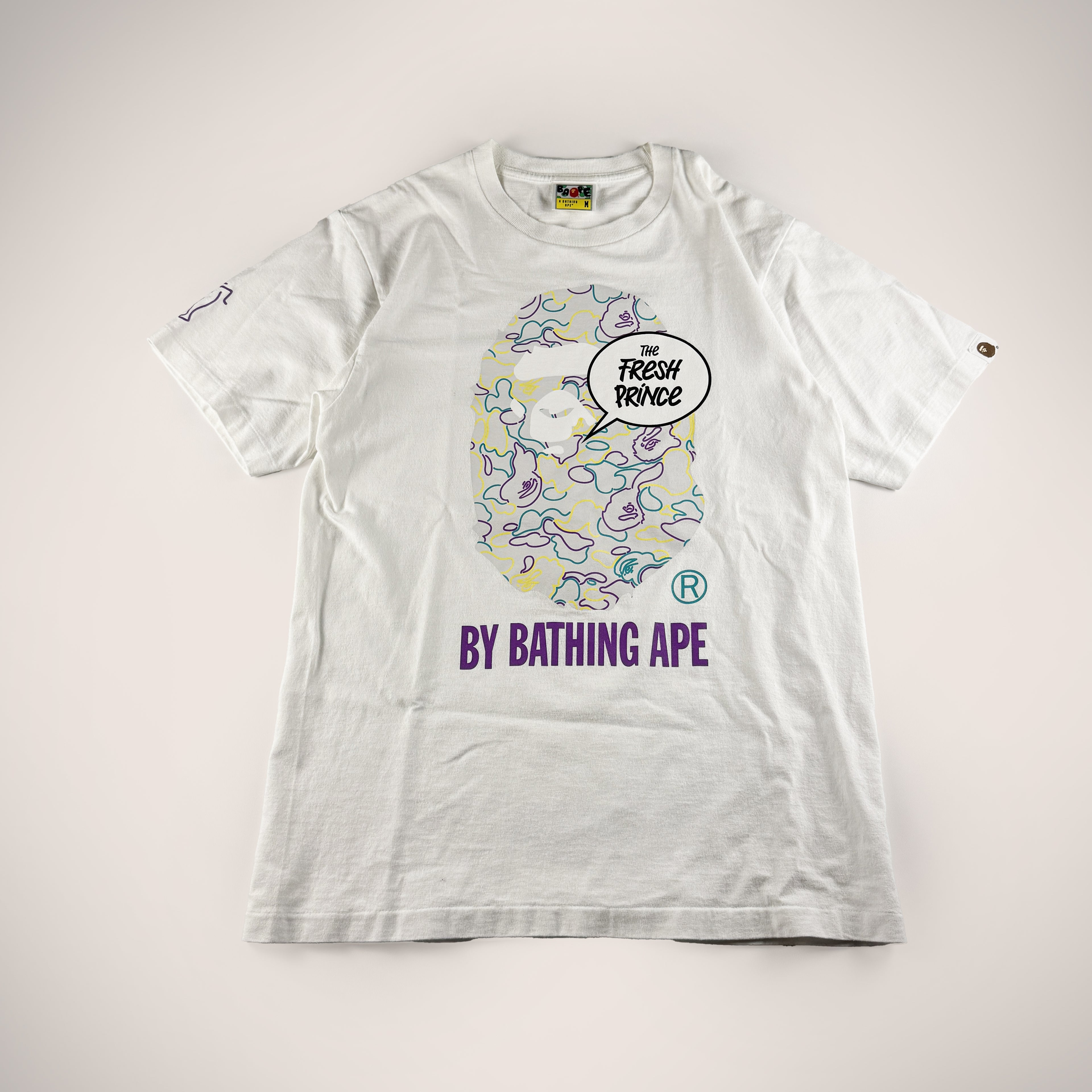 BAPE x The Fresh Prince White Tee (M)