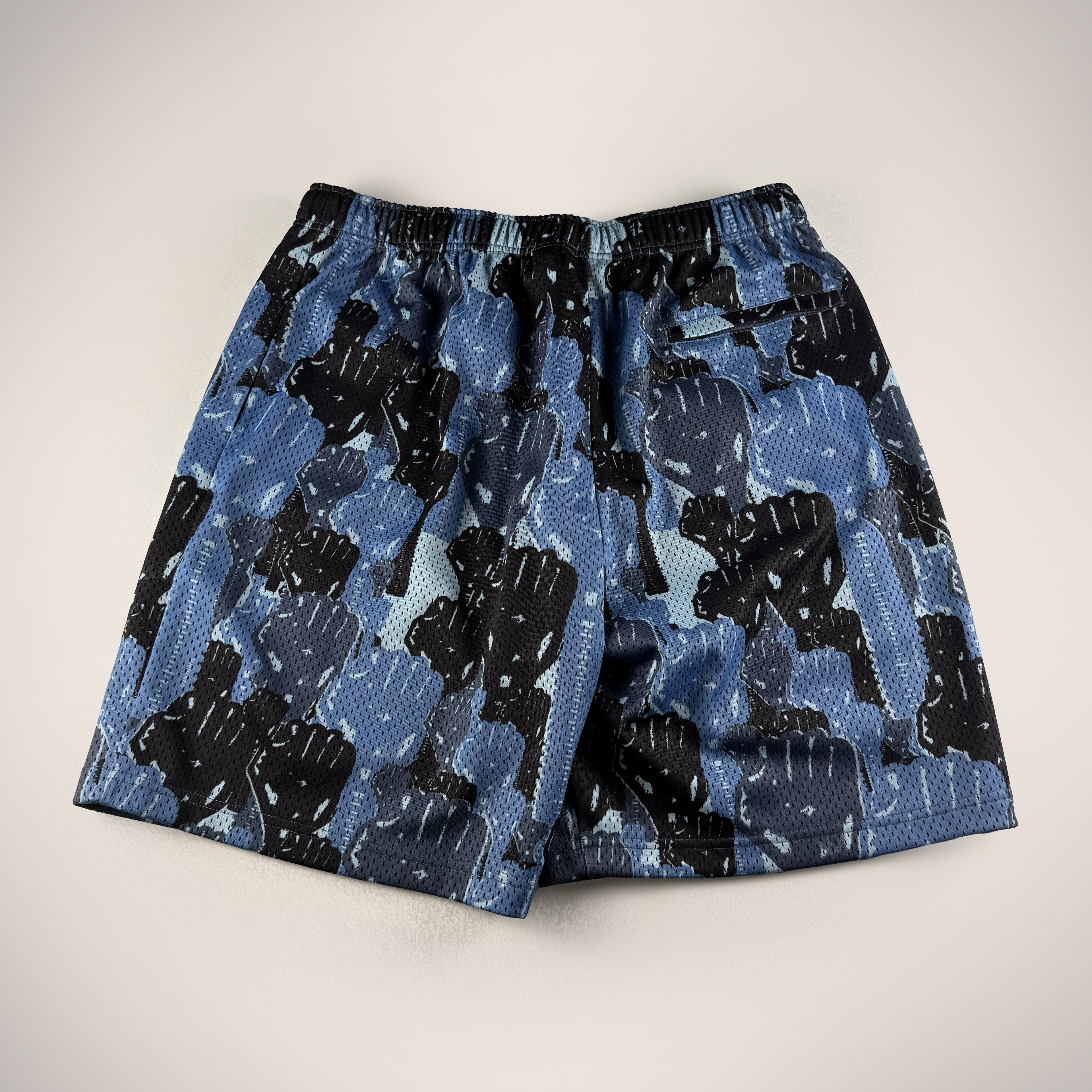 Supreme x Hardies Camo Basketball Blue Short (S)