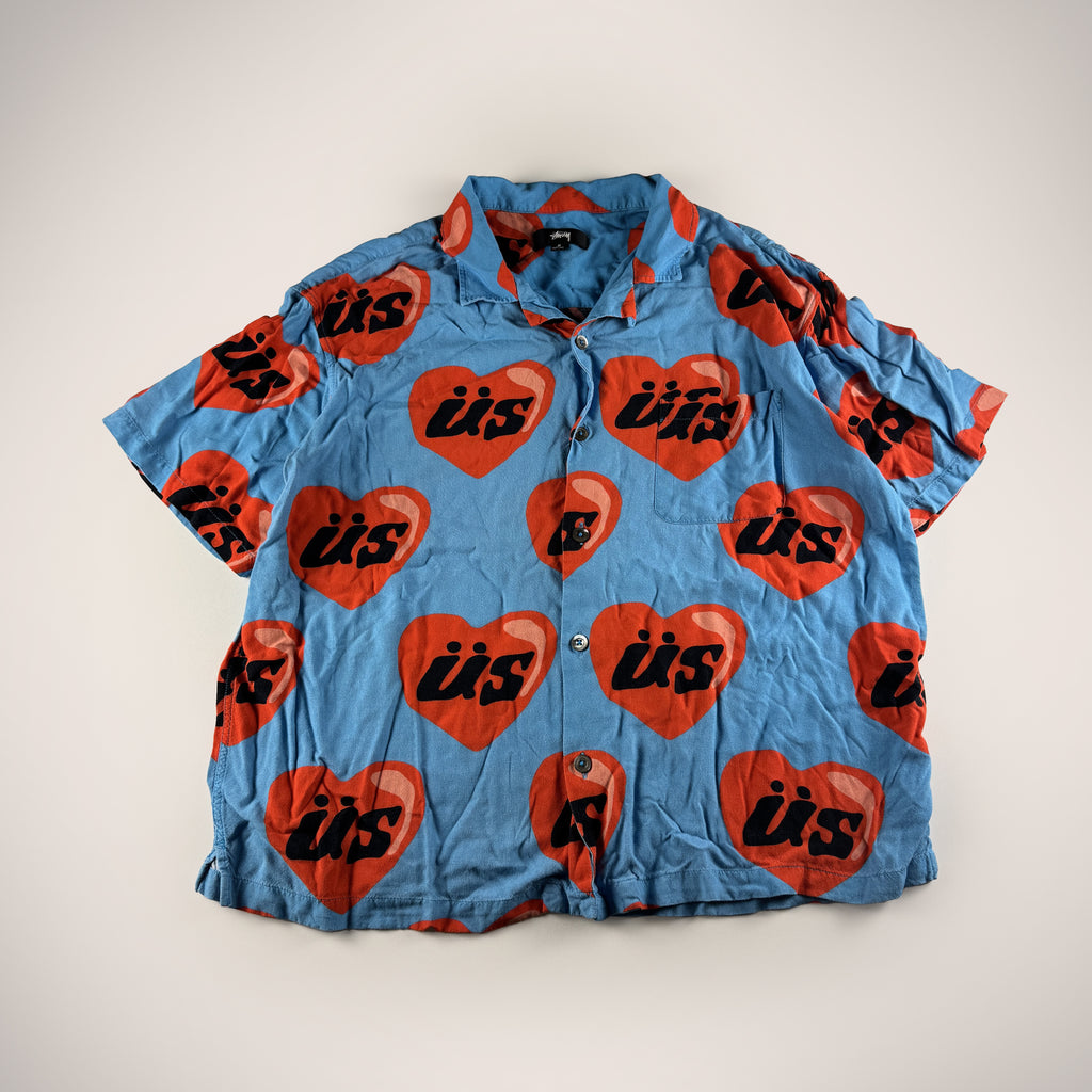 Stussy x CPFM Heart Blue S/S Shirt (S)