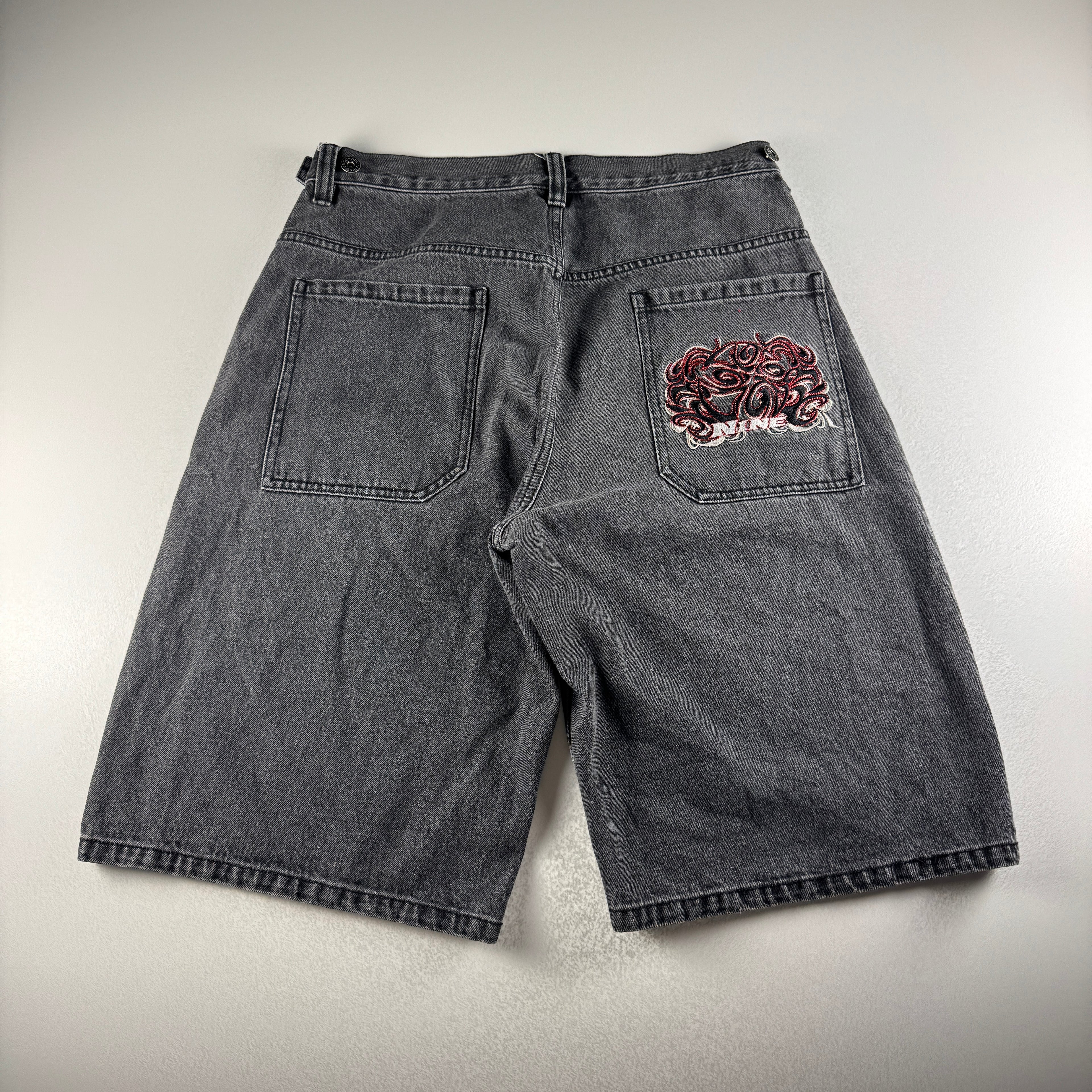 9090 x PIKO Denim Grey Short (S)