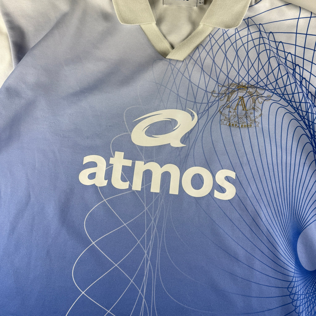 Atmos Blue and White Soccer Jersey (M)