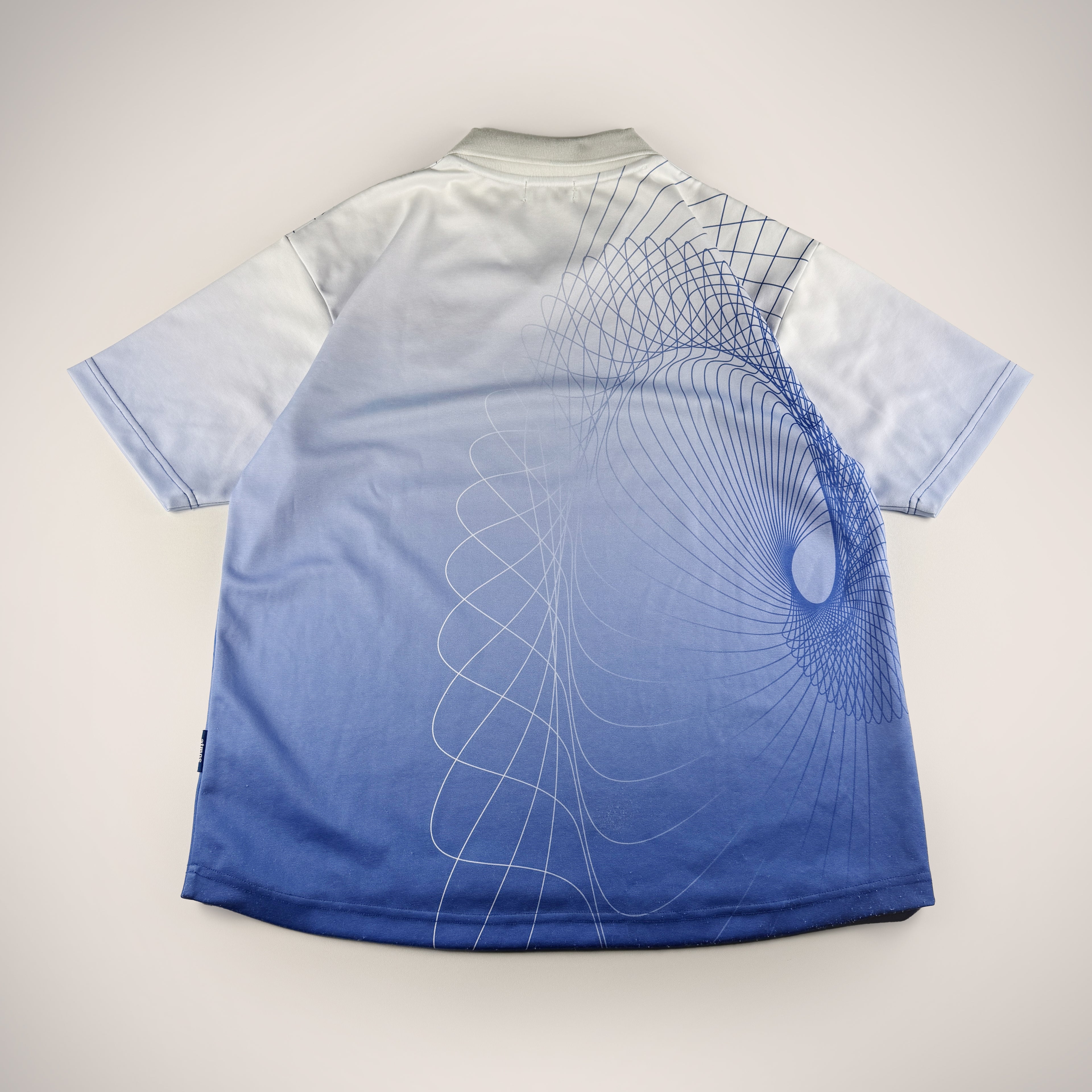Atmos Blue and White Soccer Jersey (M)