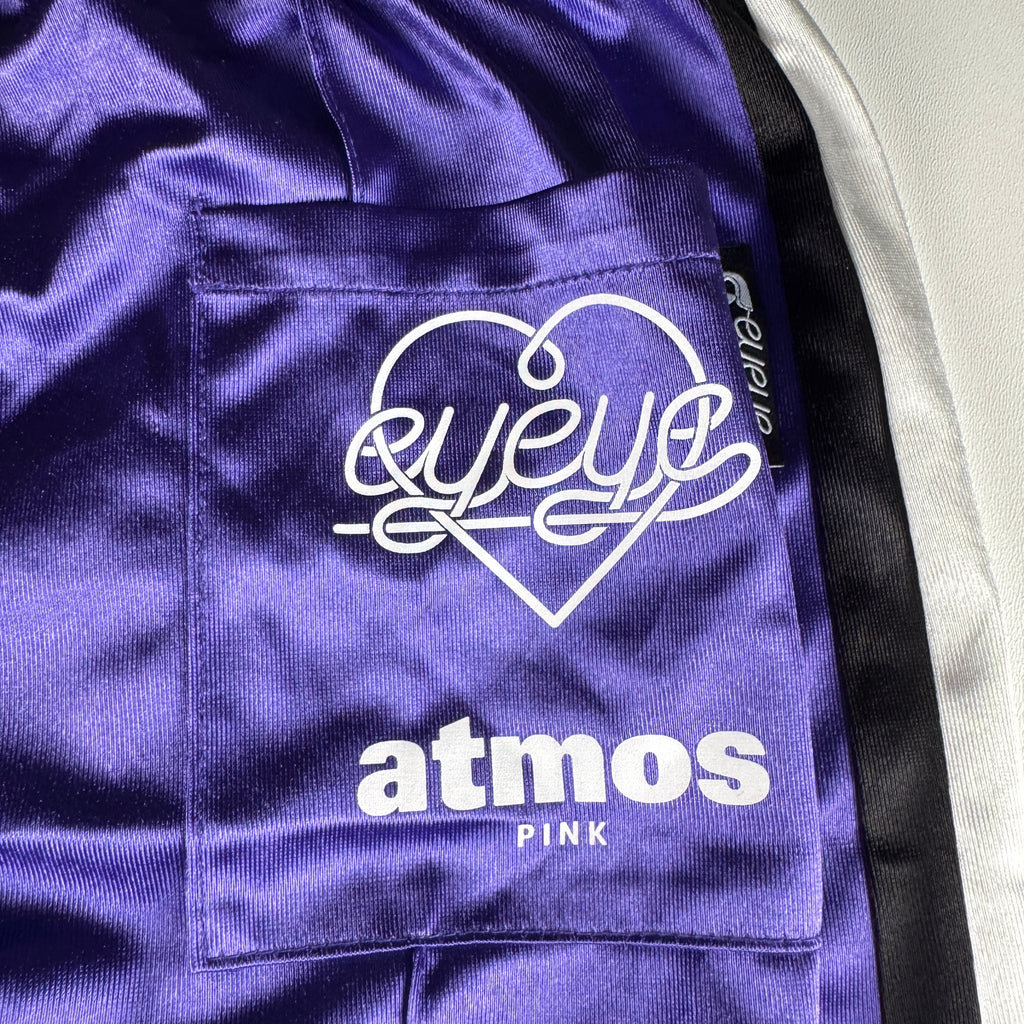 Atmos Pink x Eyeye Purple and Black Track Pants (OS)