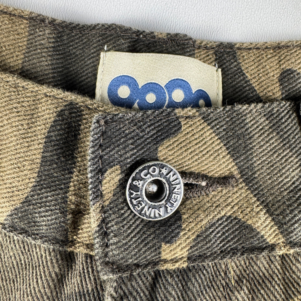 9090 King Logo Camo Long Short (L)