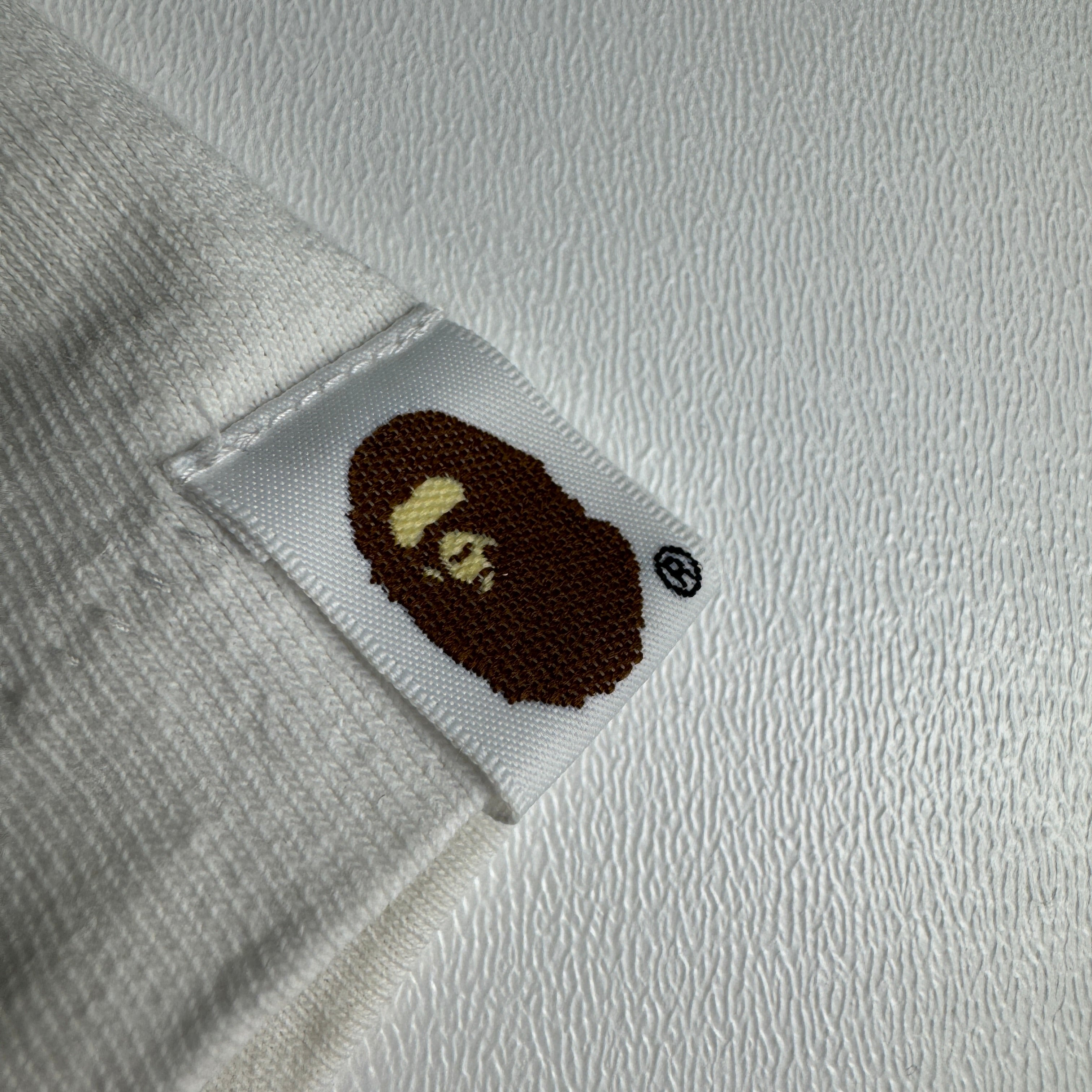 BAPE Red Big Head Camo White Tee (2XL)