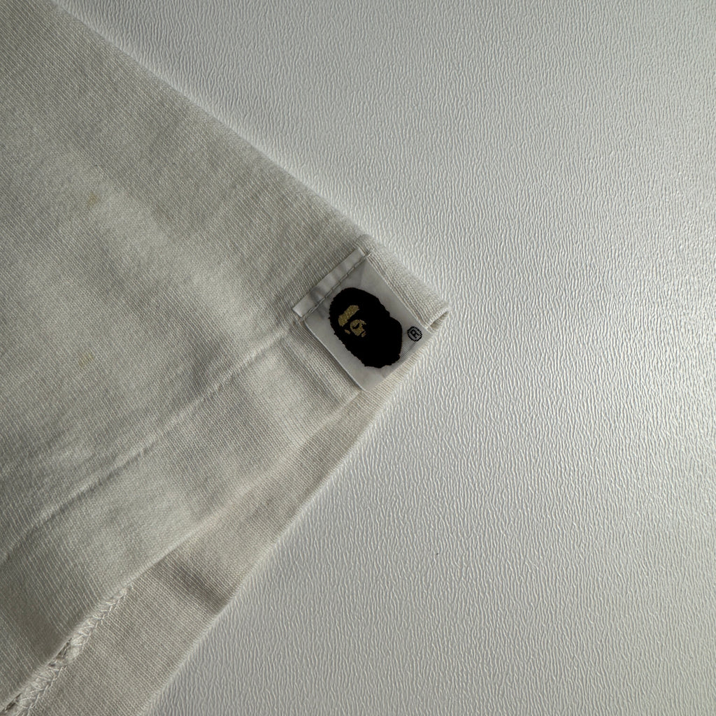 BAPE x Kaws Face White Tee (L)
