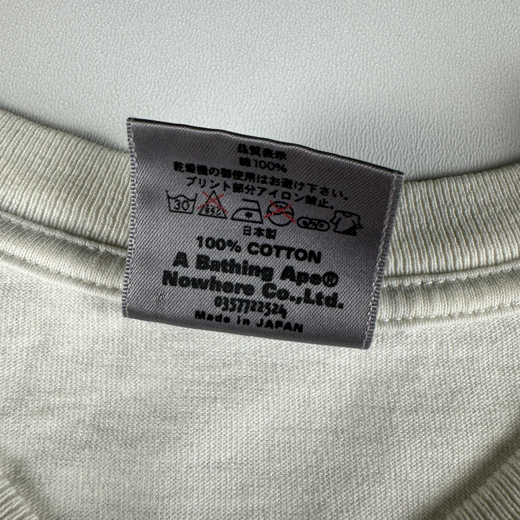 BAPE x Kaws Face White Tee (L)