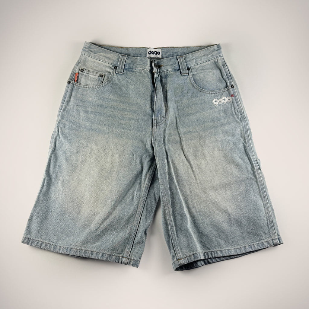 9090 King Logo Baggy Blue Short (L)