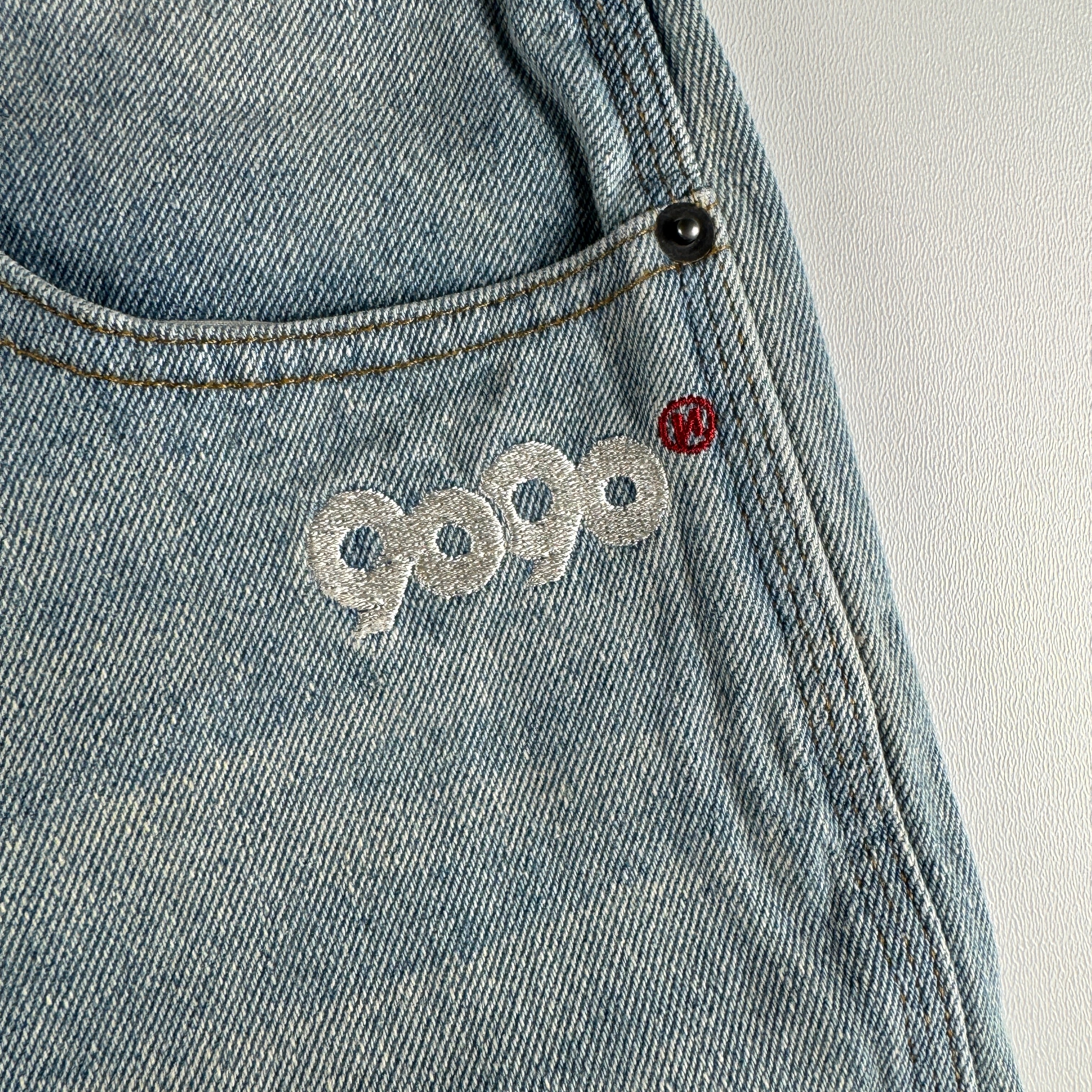 9090 King Logo Baggy Blue Short (L)