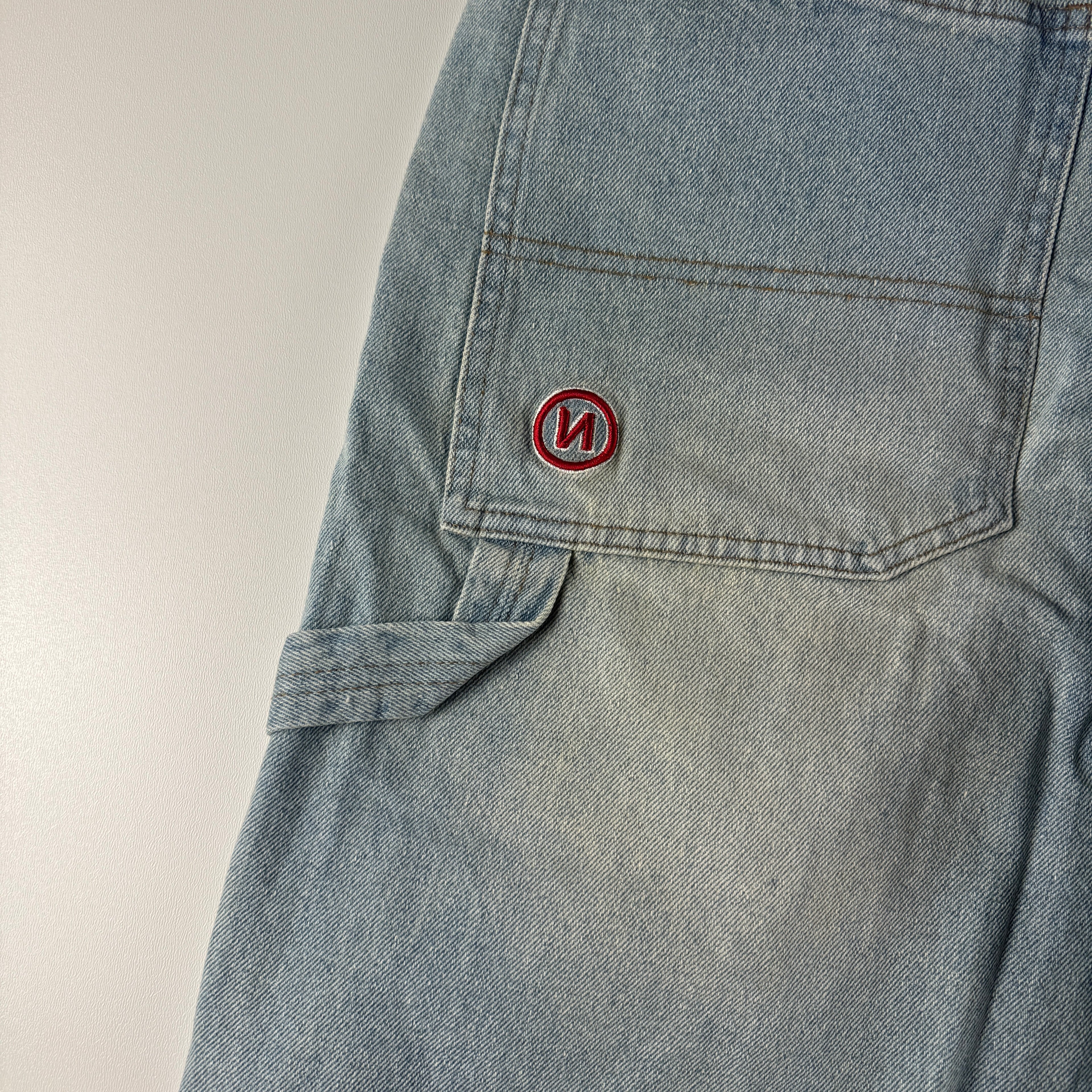 9090 King Logo Baggy Blue Short (L)