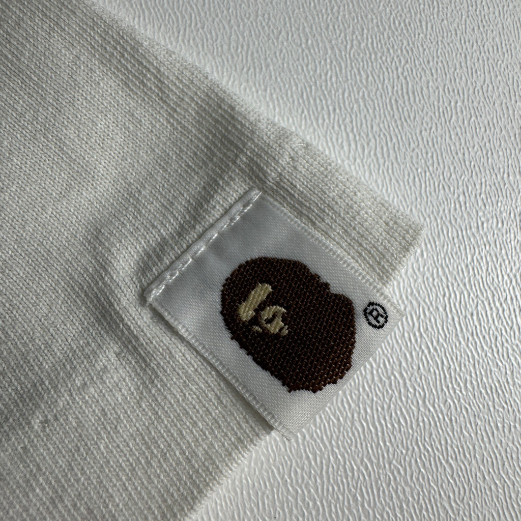 BAPE Big Head Camo White Tee (M)
