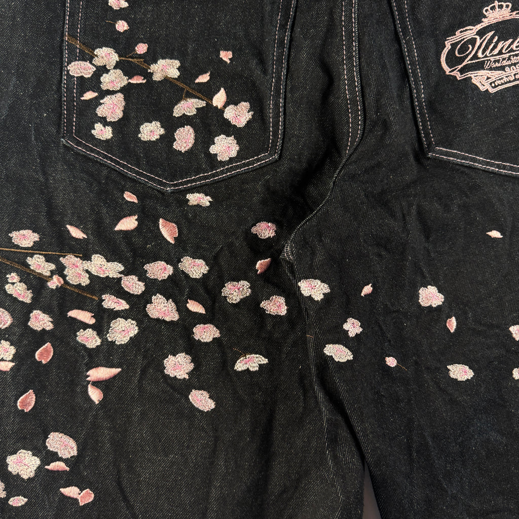 9090 Cherry Blossom Sakura Blue Short (M)