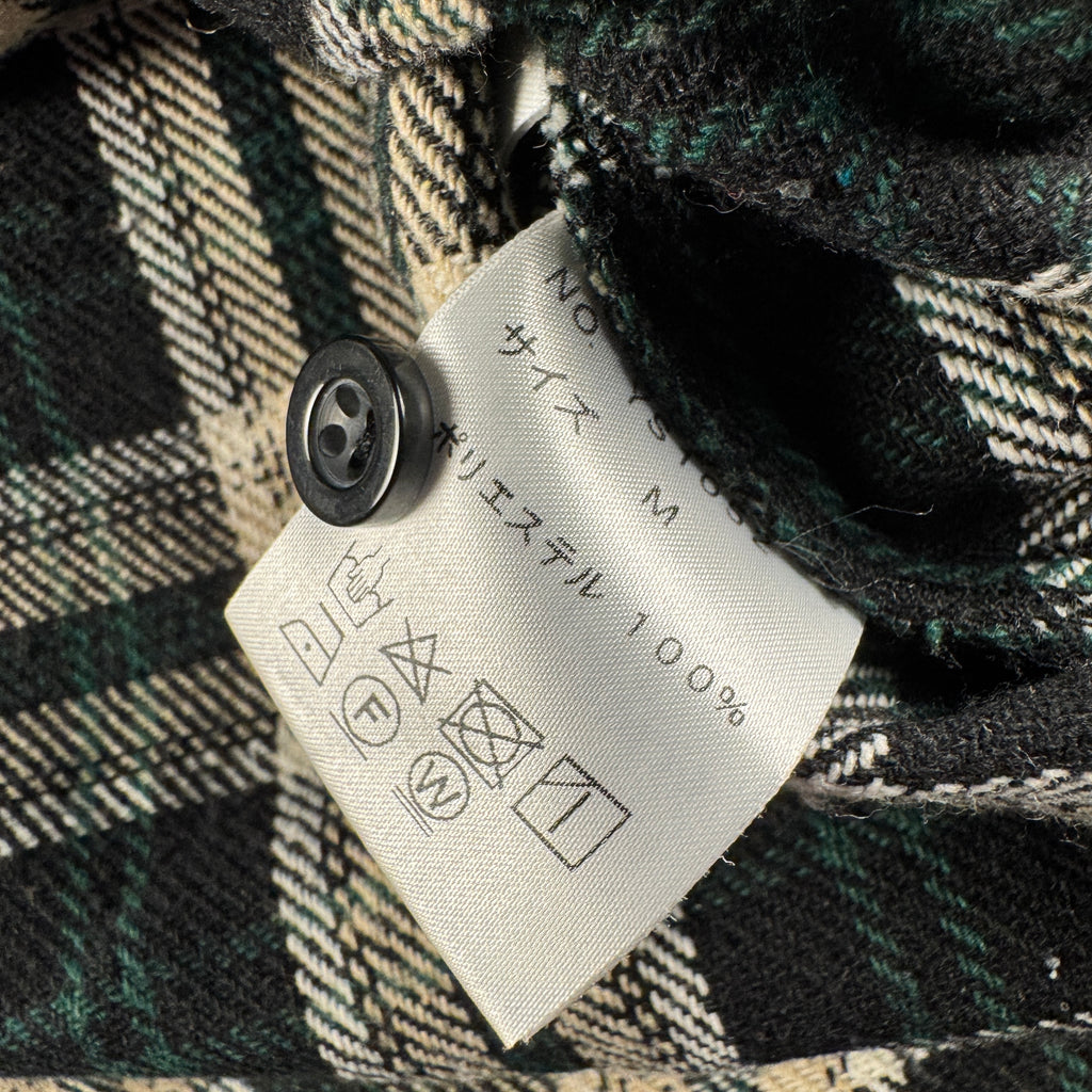 Younger Song Ombre Plaid Long Sleeve Shirt (M)