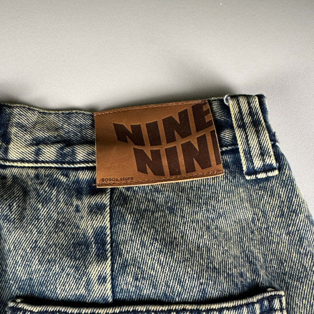 9090 Distressed Blue Pants (L)