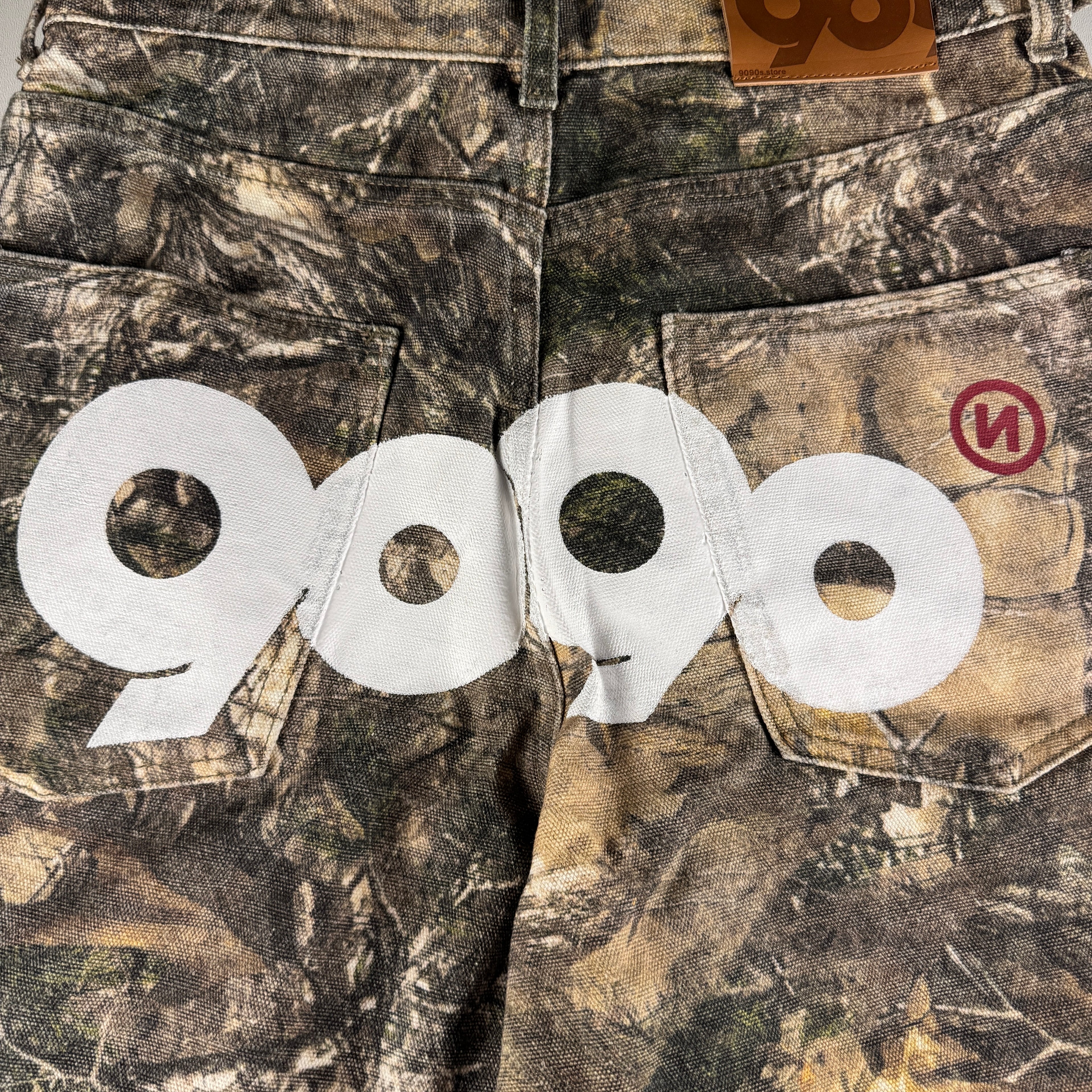 9090 Painted OG Logo Realtree Balloon Pants (M)