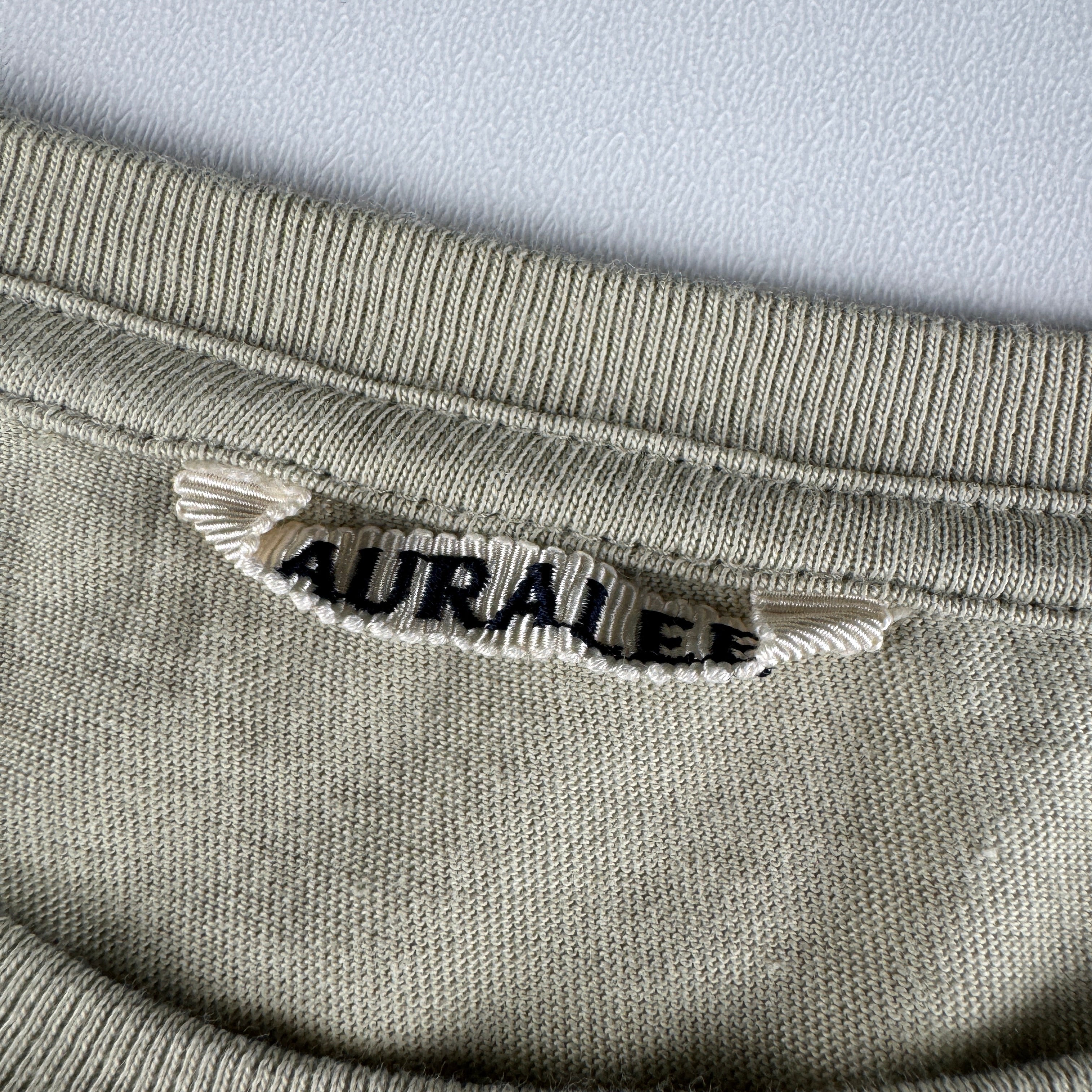 Auralee Seamless Green Tee (5)