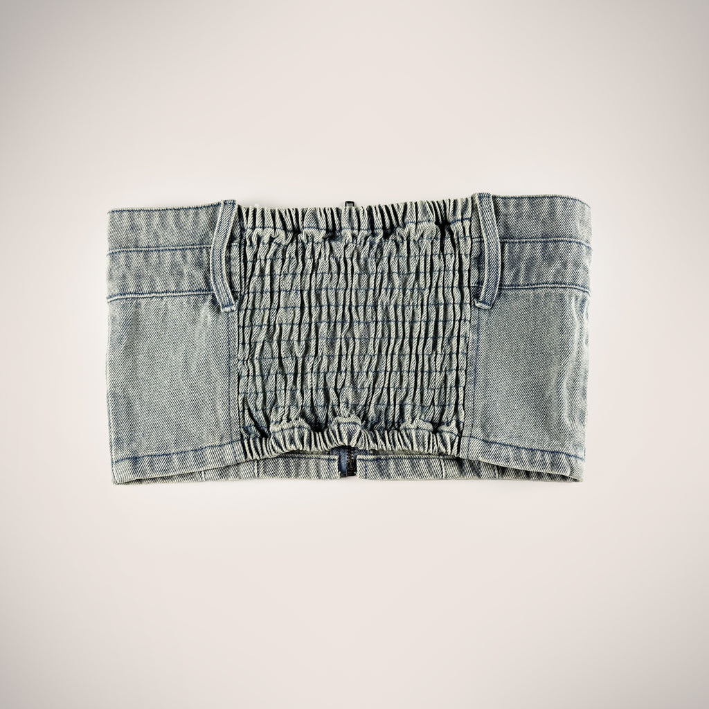 Atmos Pink Faded Denim Bustier (OS)