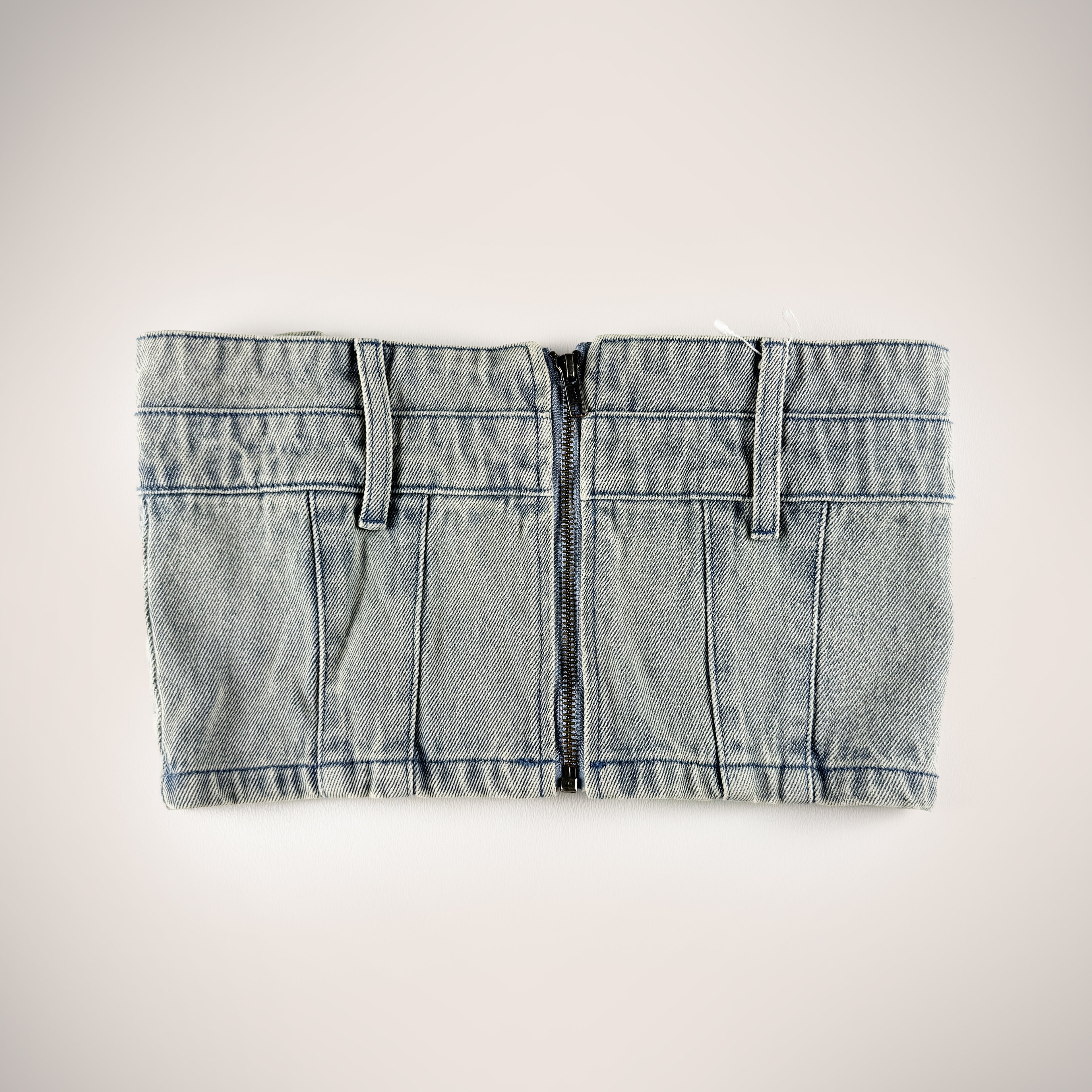 Atmos Pink Faded Denim Bustier (OS)