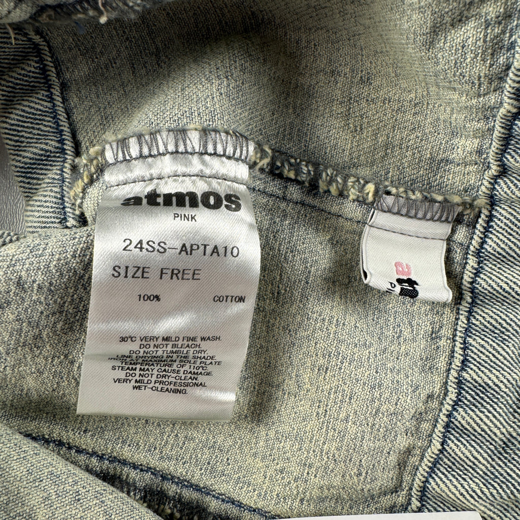Atmos Pink Faded Denim Bustier (OS)