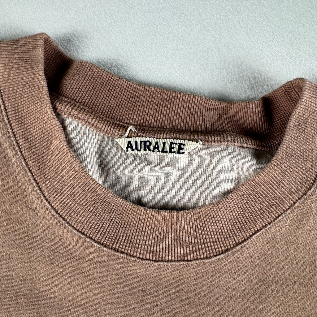 Auralee Stand-Up Brown Pocket Heavy Tee (5)