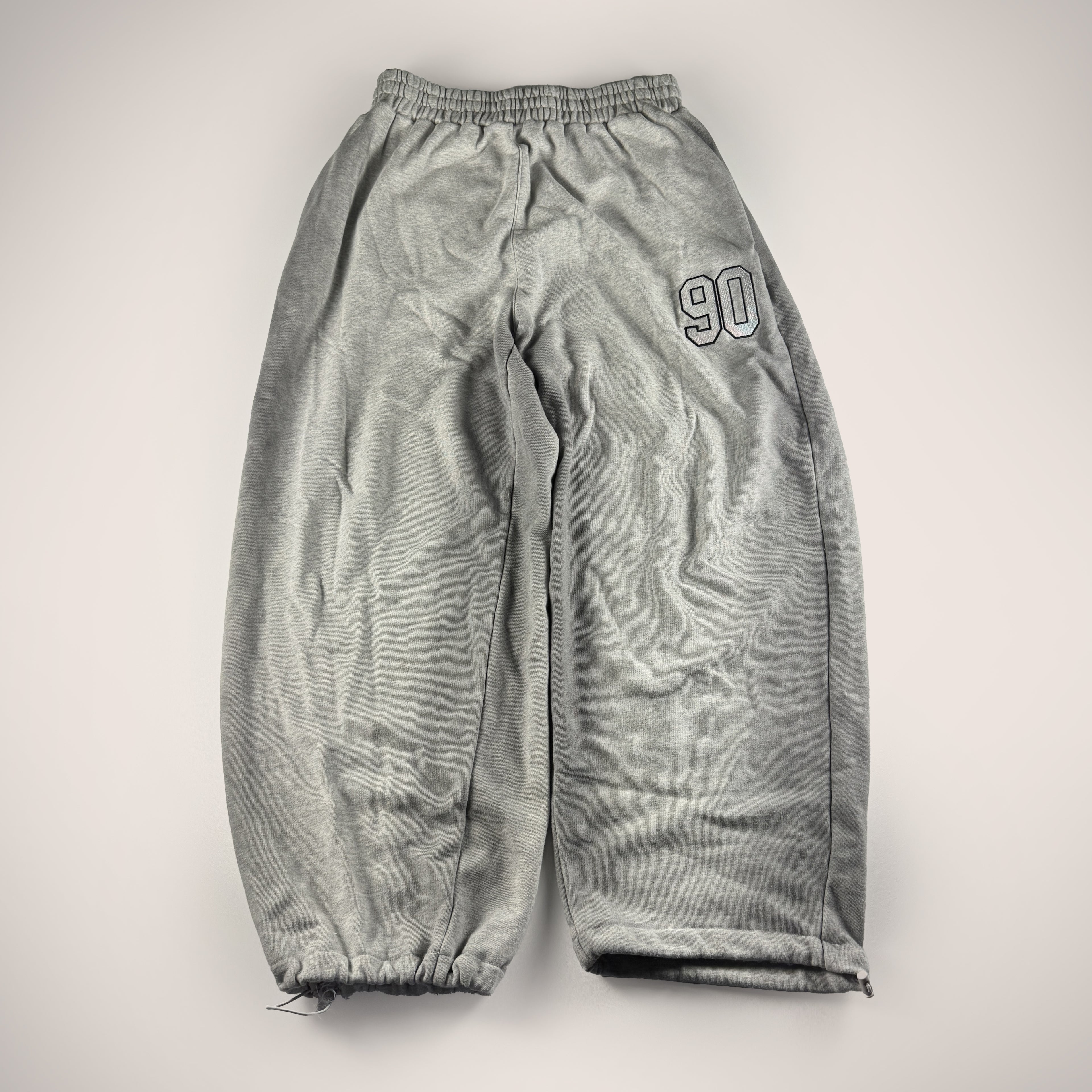 9090 Gradient Grey Sweat Pants (XL)