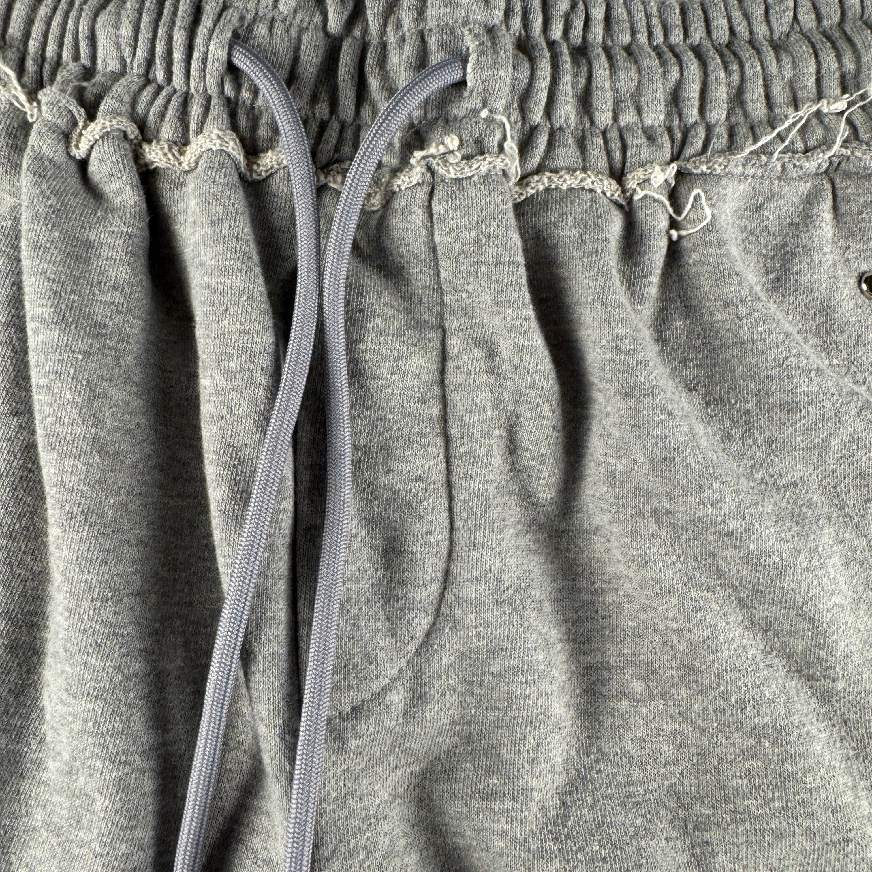 COLN Studded and Fringed Fleece Grey Short (OS)