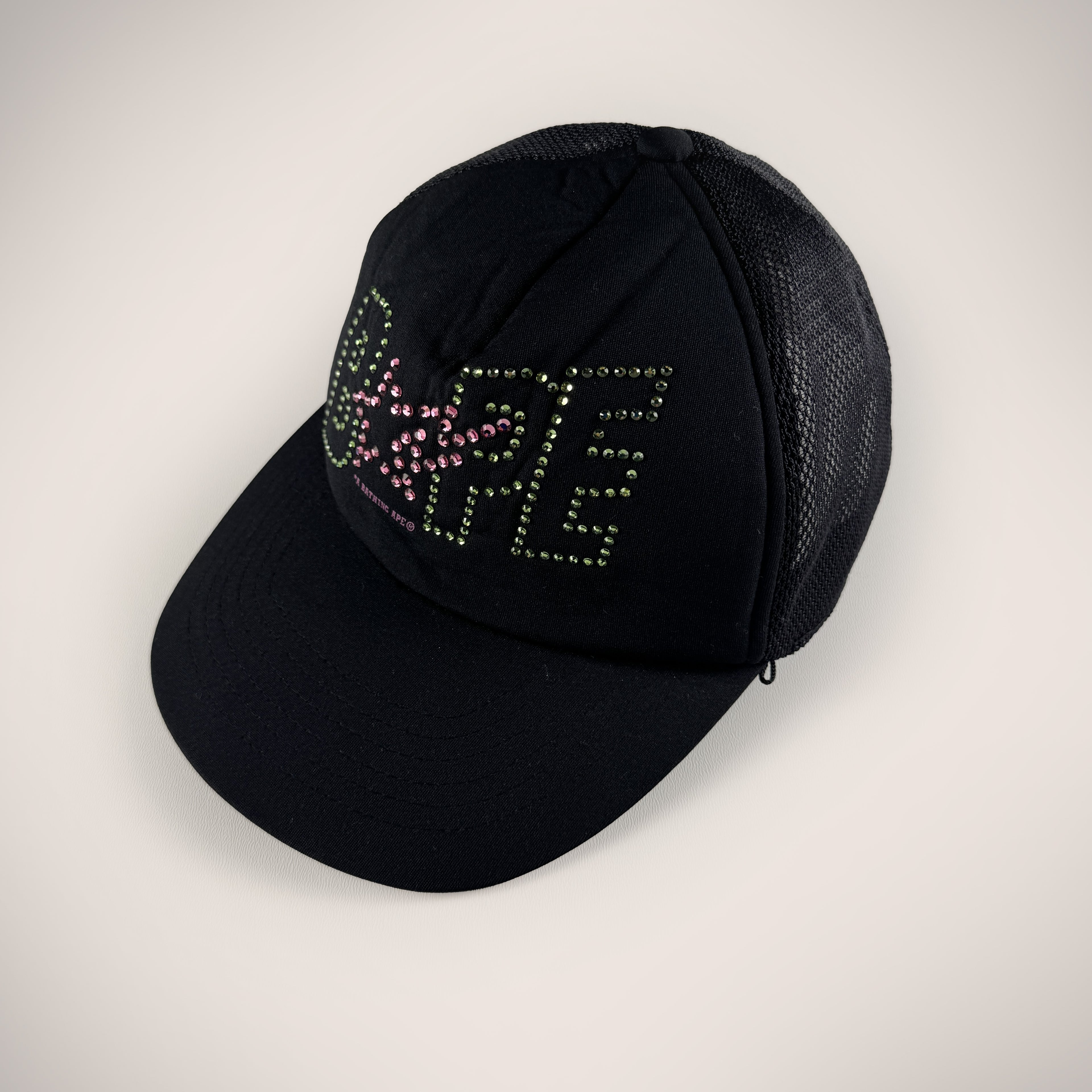 BAPE Swarovski Sta Logo Cap