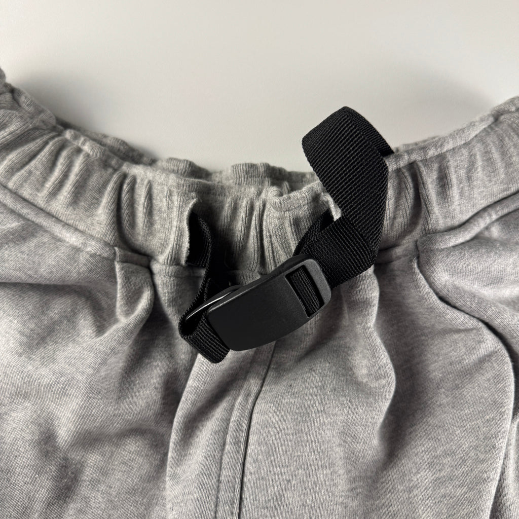 COLN Mud Parachute Grey Wide Sweat Pants (One Size)