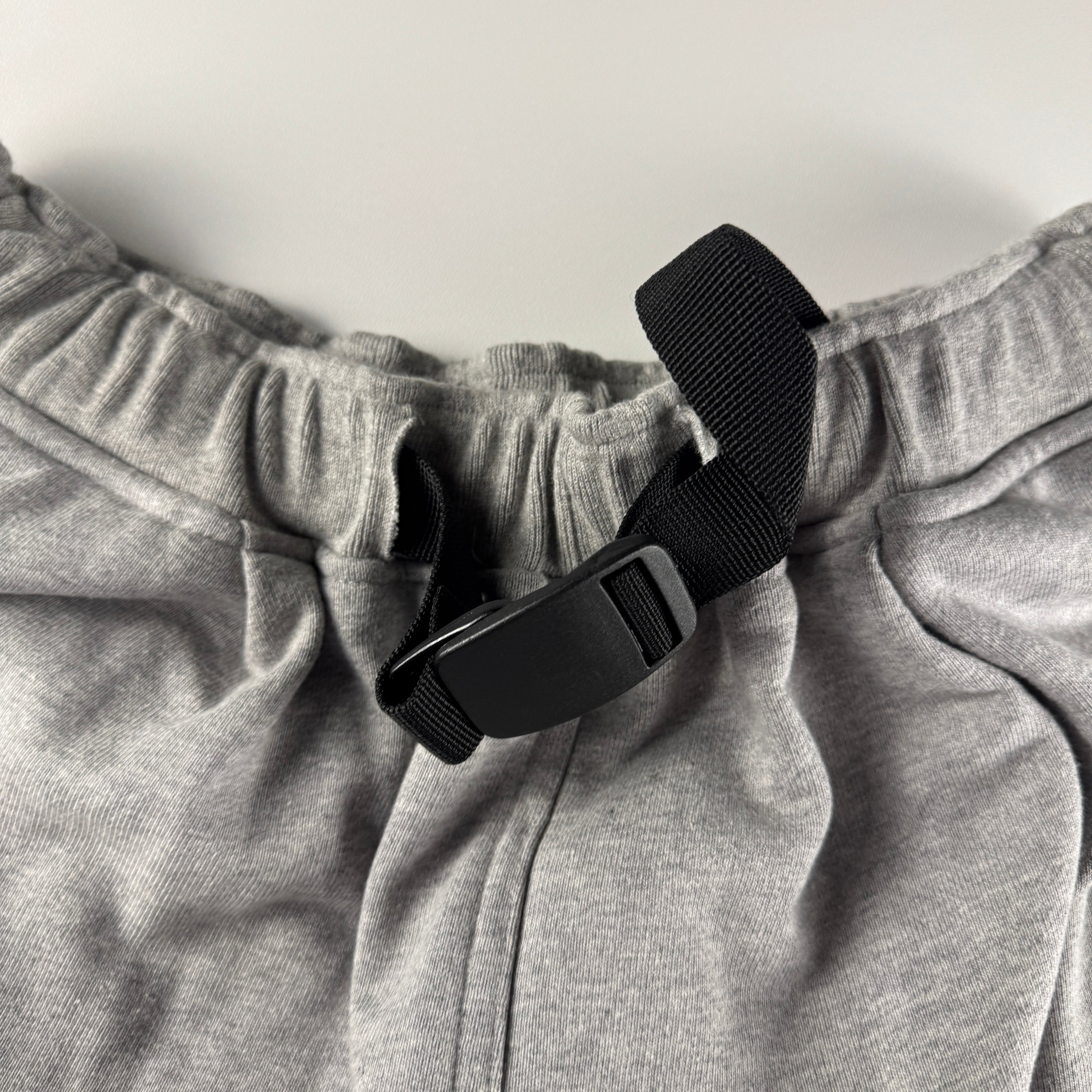 COLN Mud Parachute Grey Wide Sweat Pants (One Size)