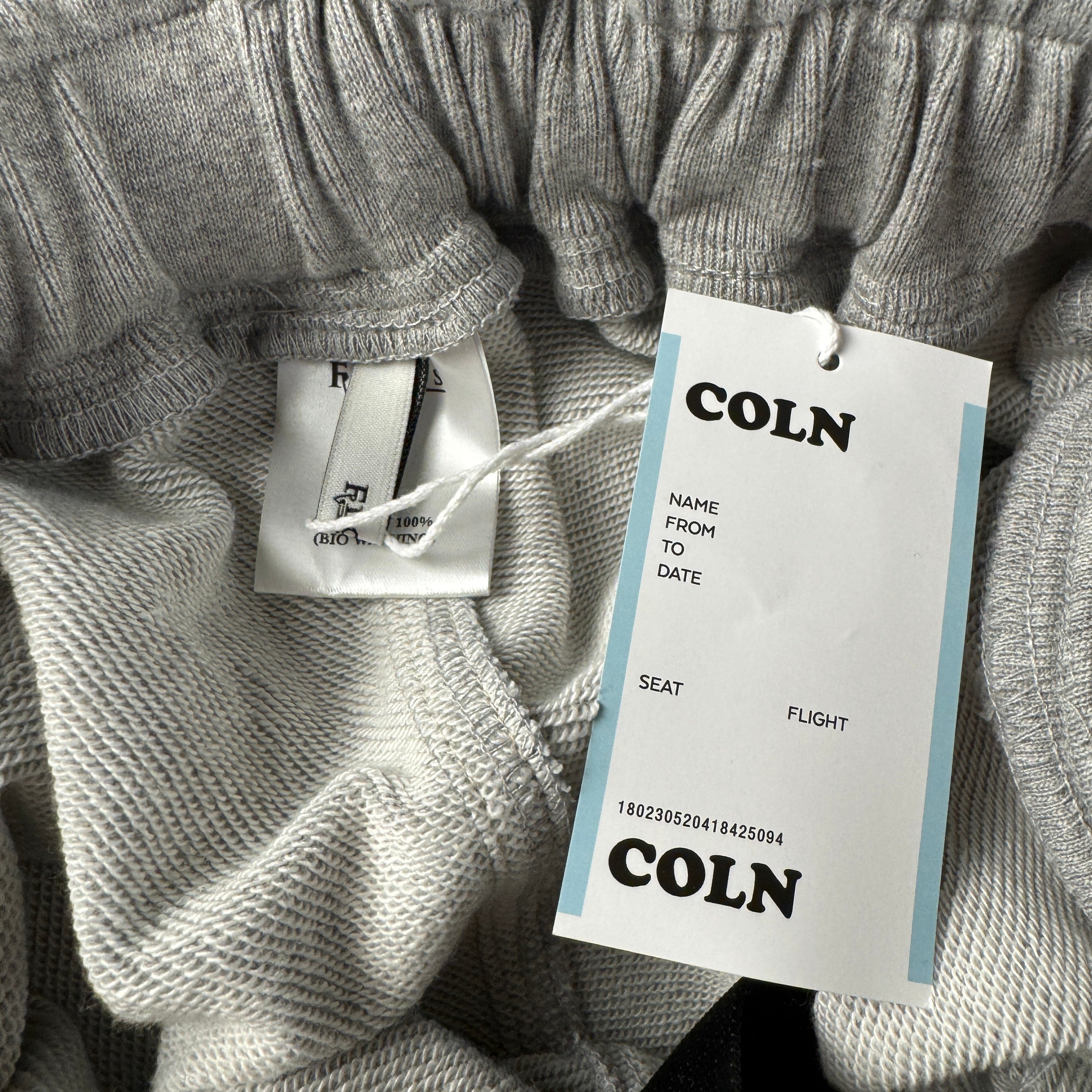 COLN Mud Parachute Grey Wide Sweat Pants (One Size)
