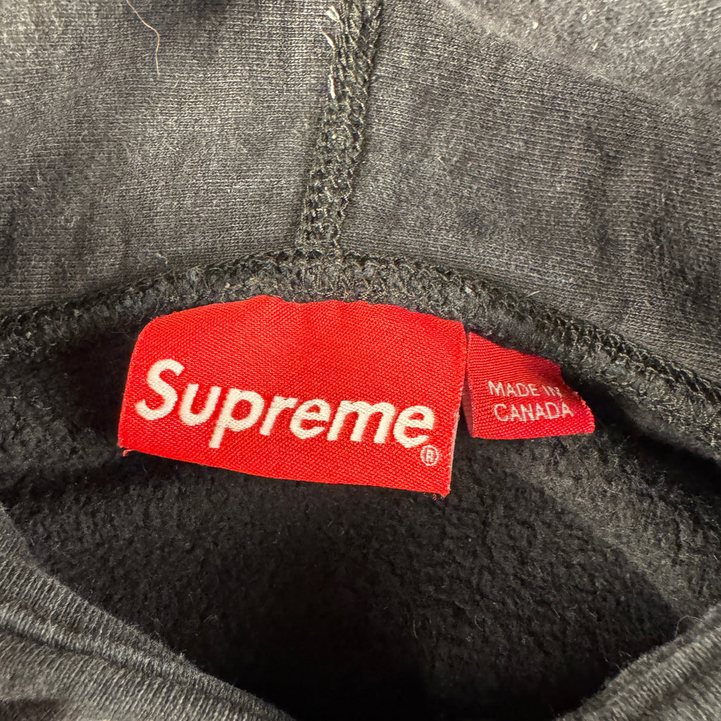 Supreme Cross Box Logo Black Hoodie (M)