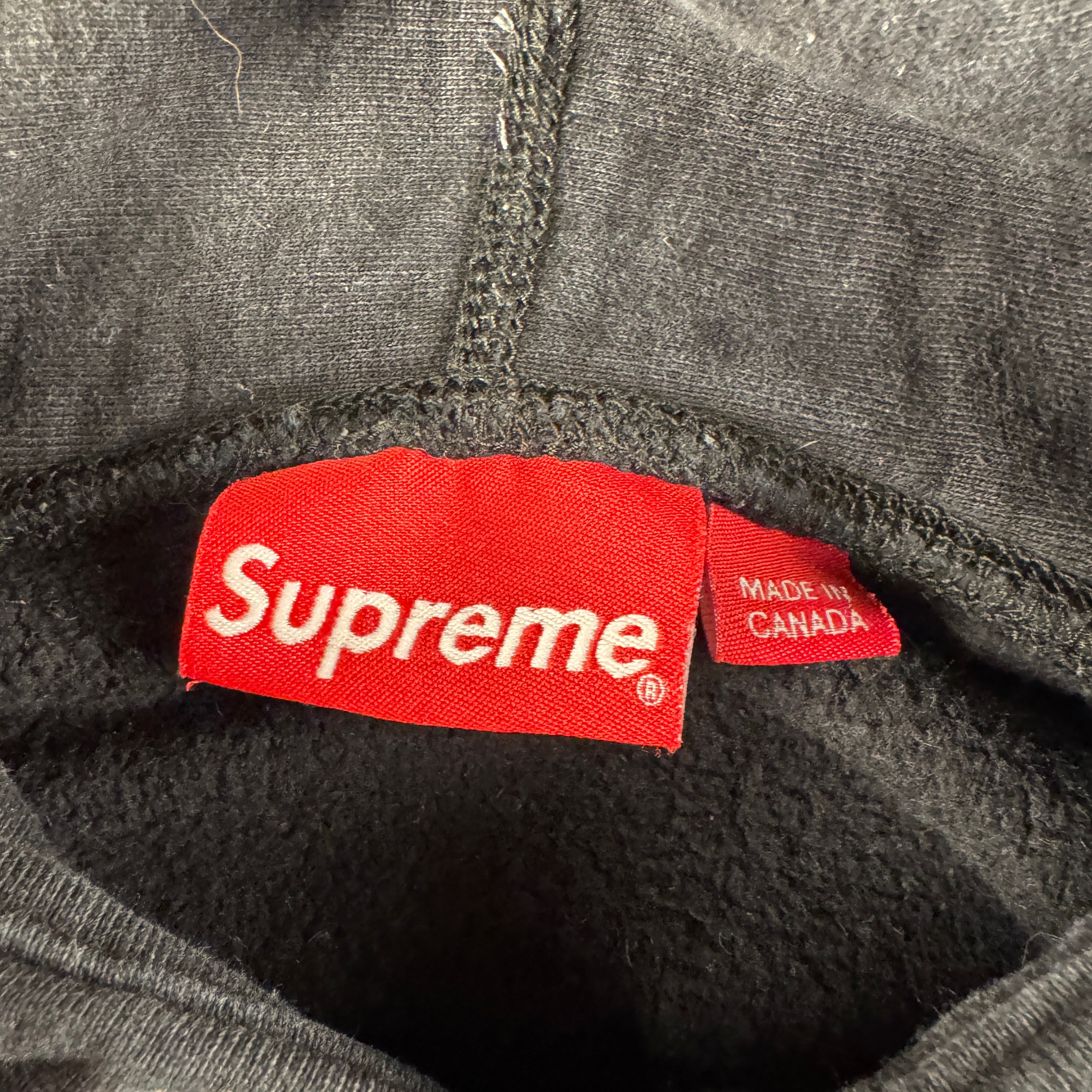 Supreme Cross Box Logo Black Hoodie (M)