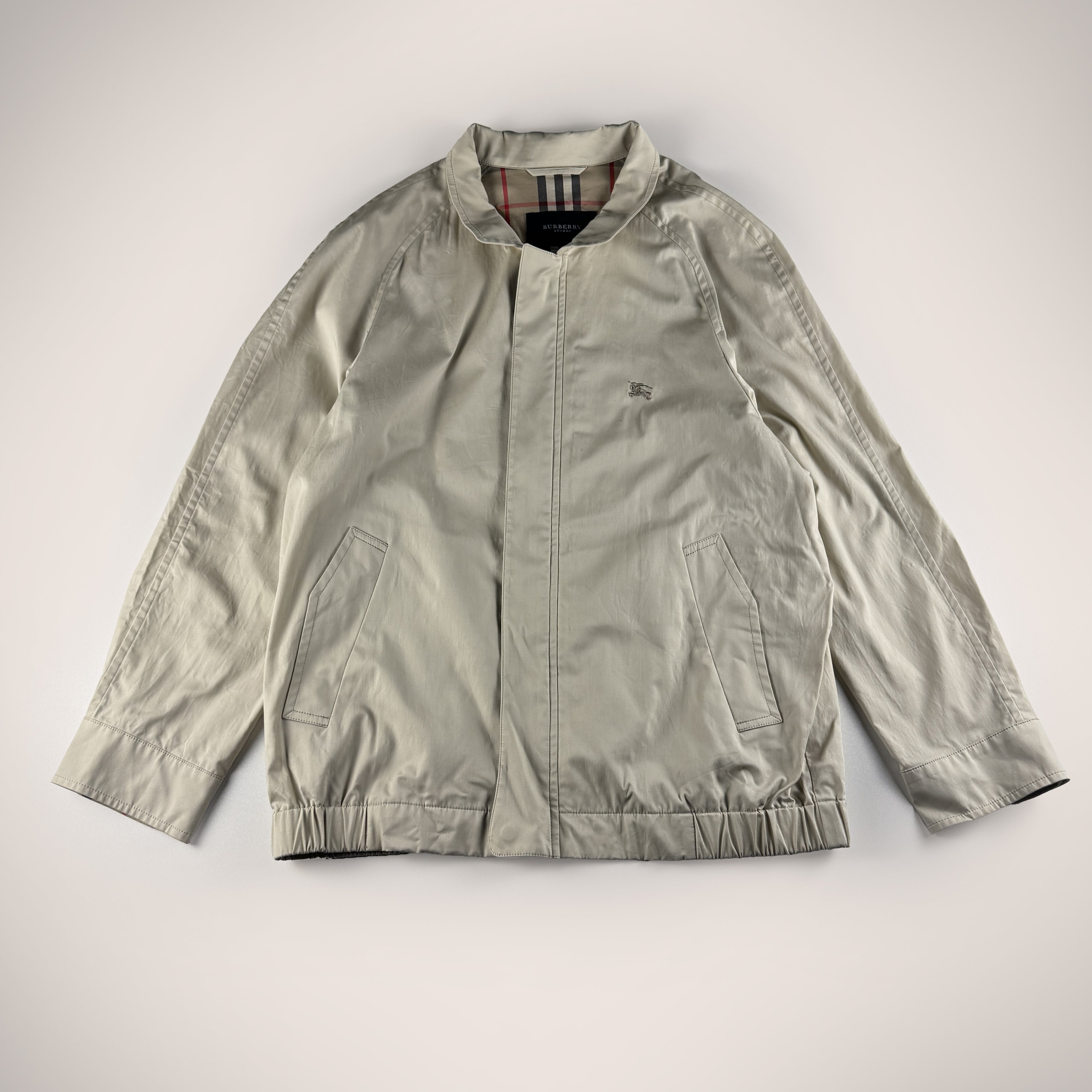Burberry London Ivory Beige Swing Top Jacket (M)