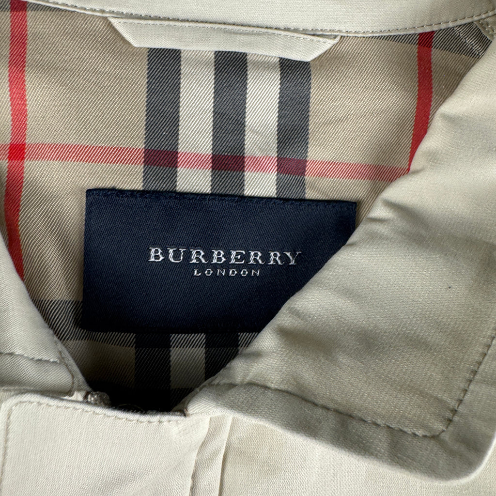 Burberry London Ivory Beige Swing Top Jacket (M)