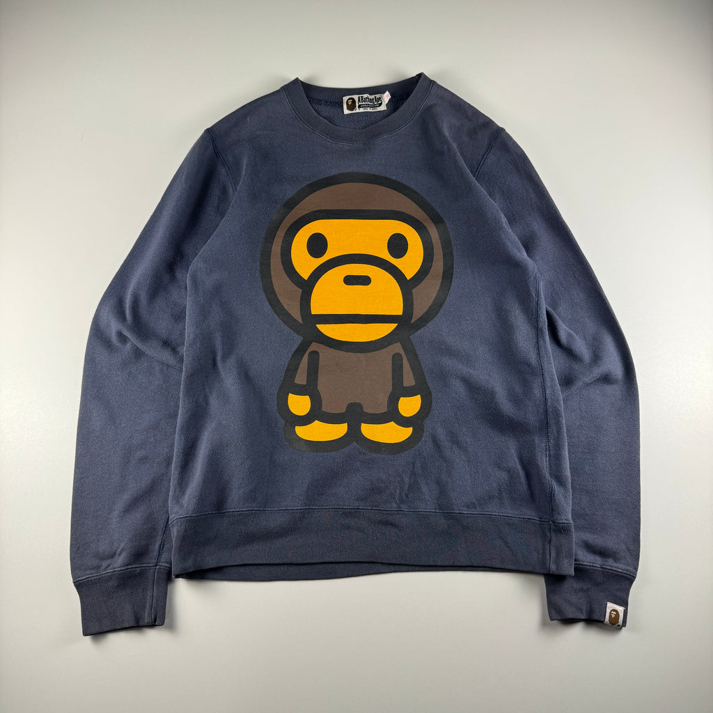 BAPE Baby Milo Womens Navy Sweater (S)