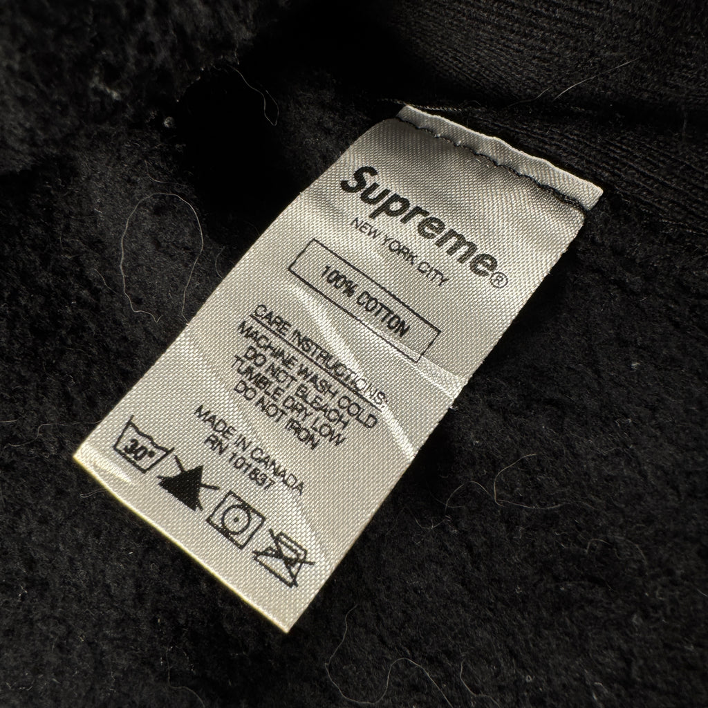 Supreme x CDG Shirt Box Logo Black Hoodie (XL)