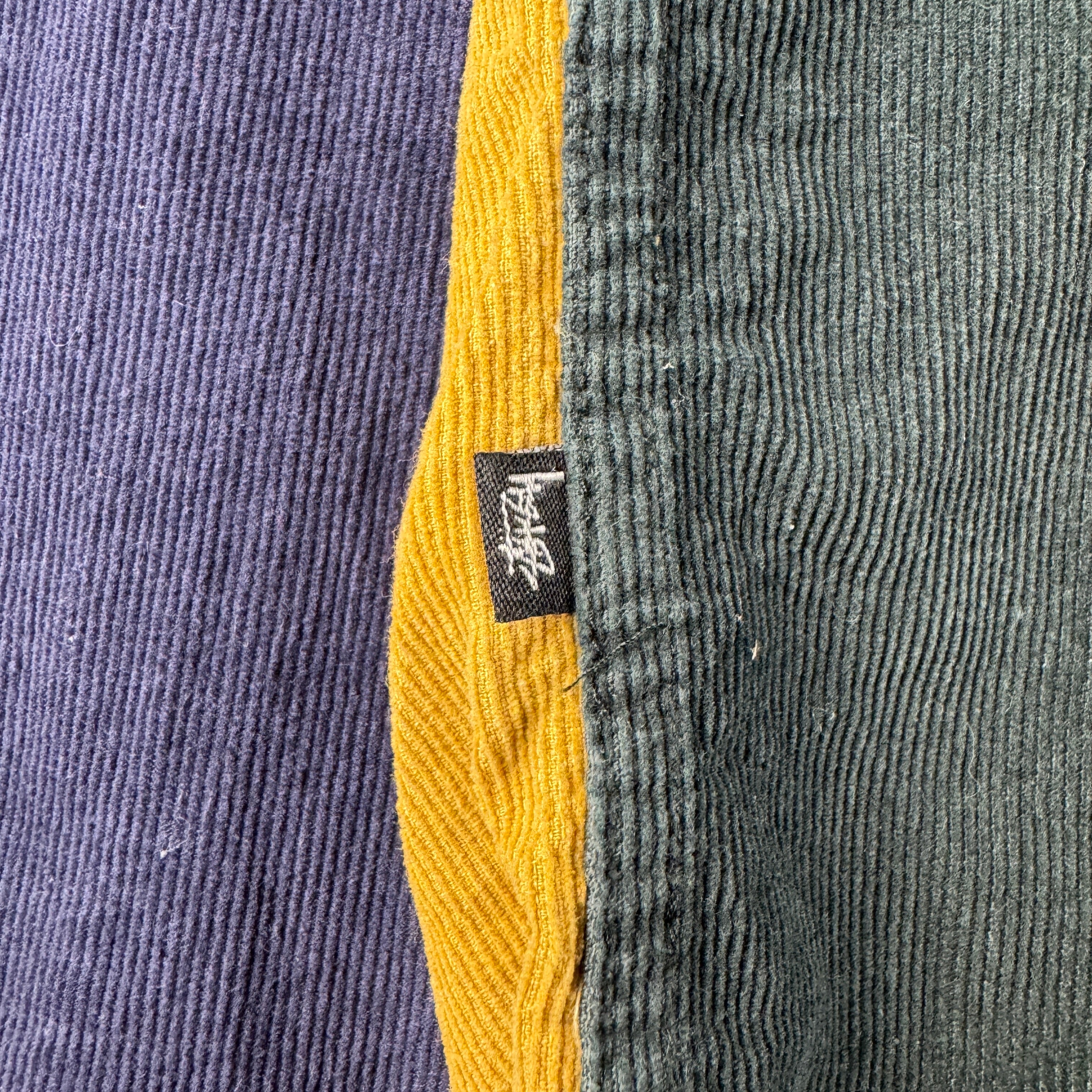 Stussy Corduroy Denim Mix L/S Shirt (M)