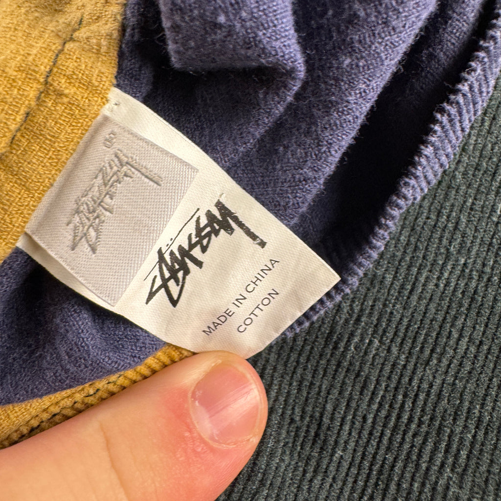 Stussy Corduroy Denim Mix L/S Shirt (M)